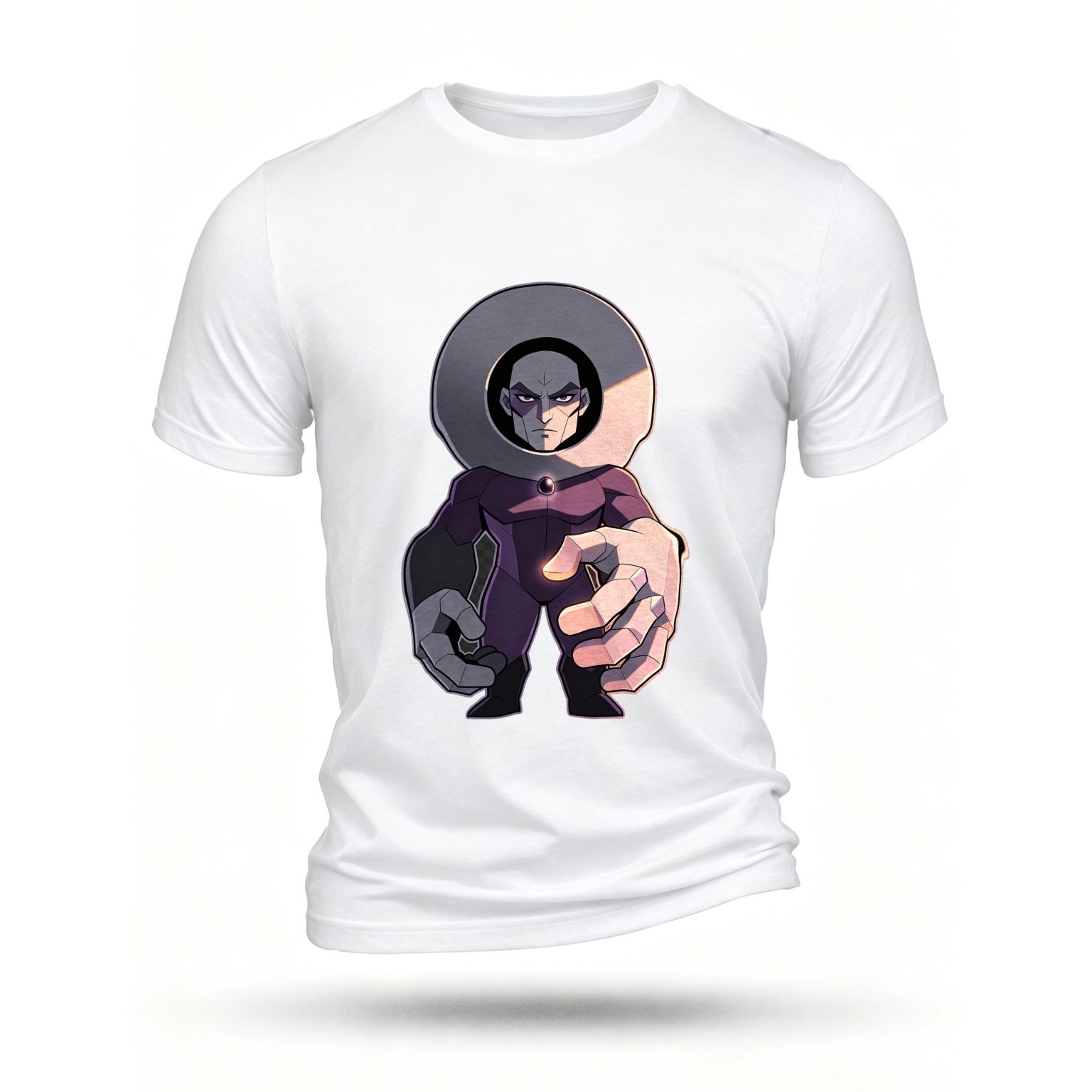 White T-shirt, front print