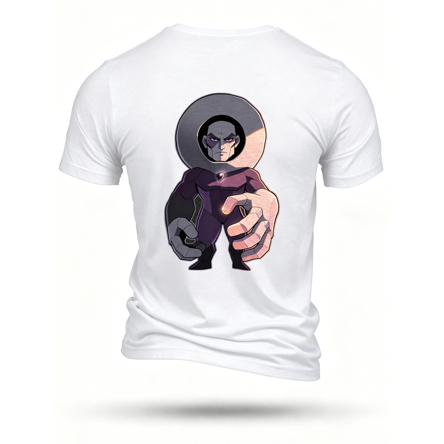 White T-shirt, back print