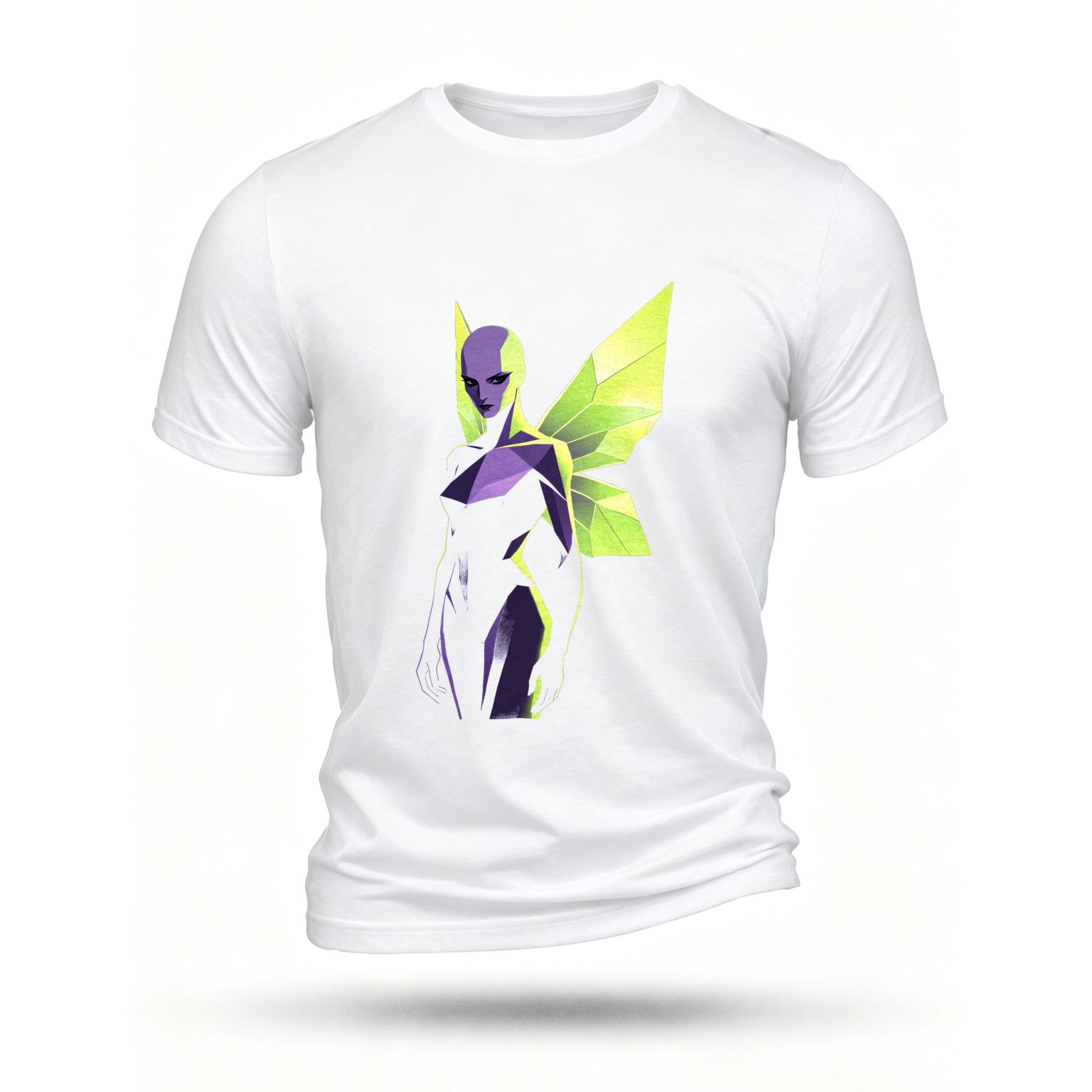 White T-shirt, front print