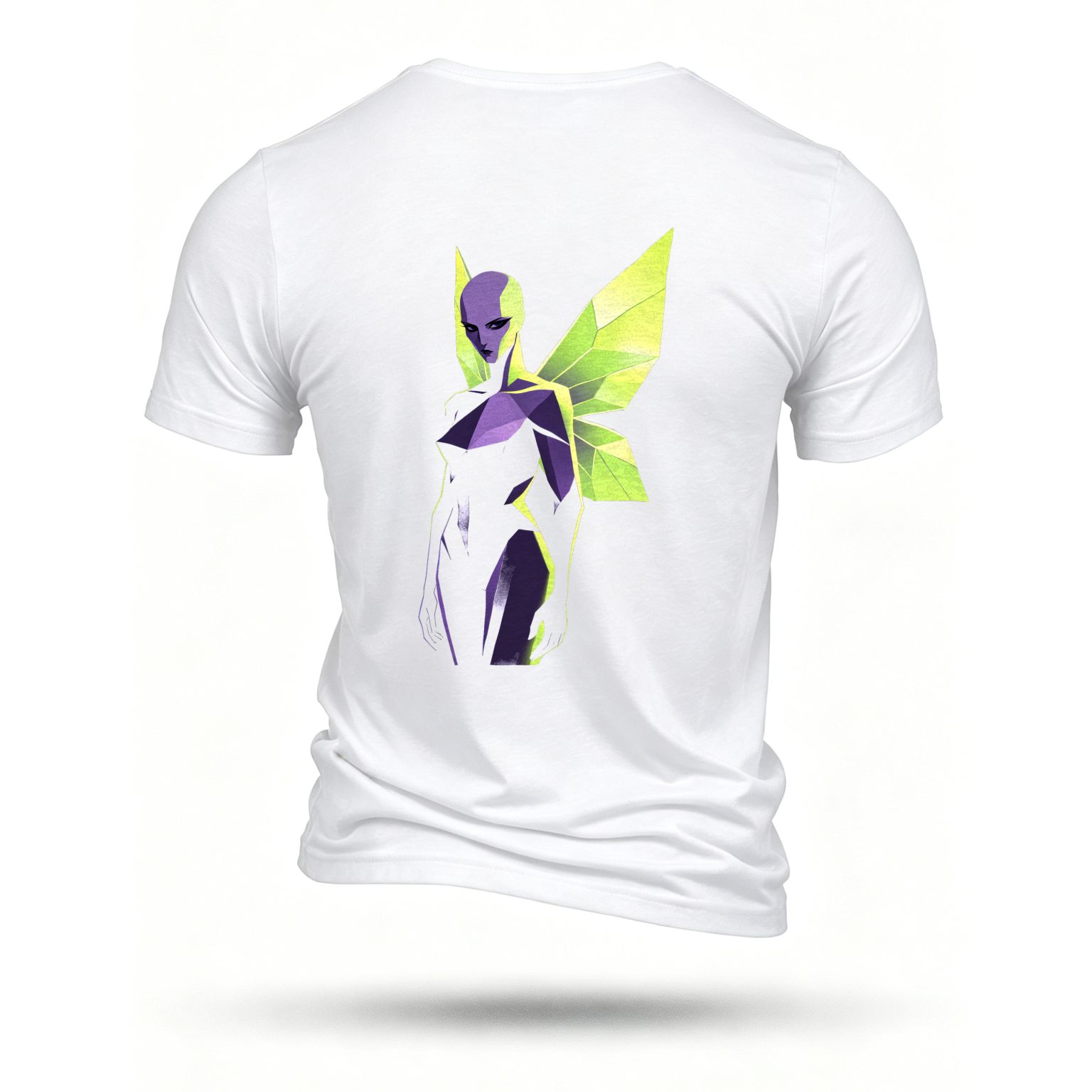 White T-shirt, back print