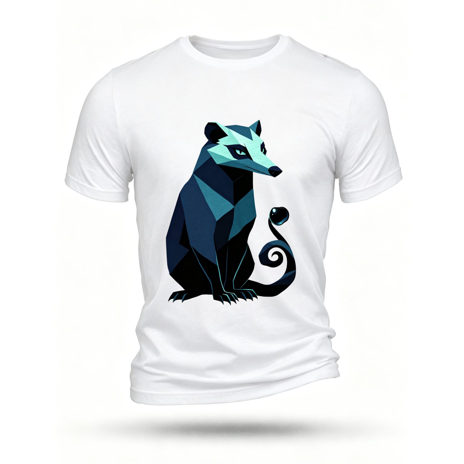 White T-shirt, front print