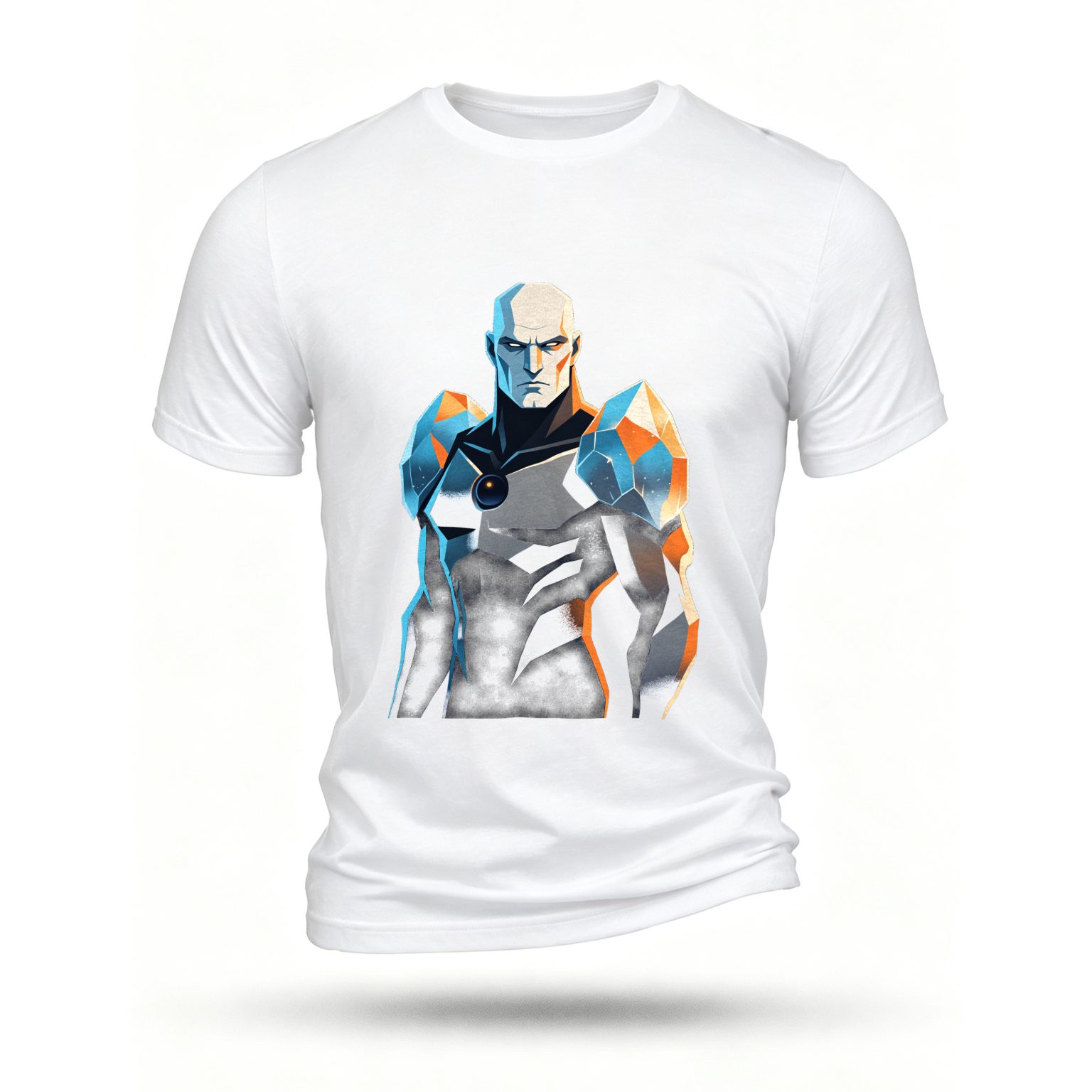 White T-shirt, front print