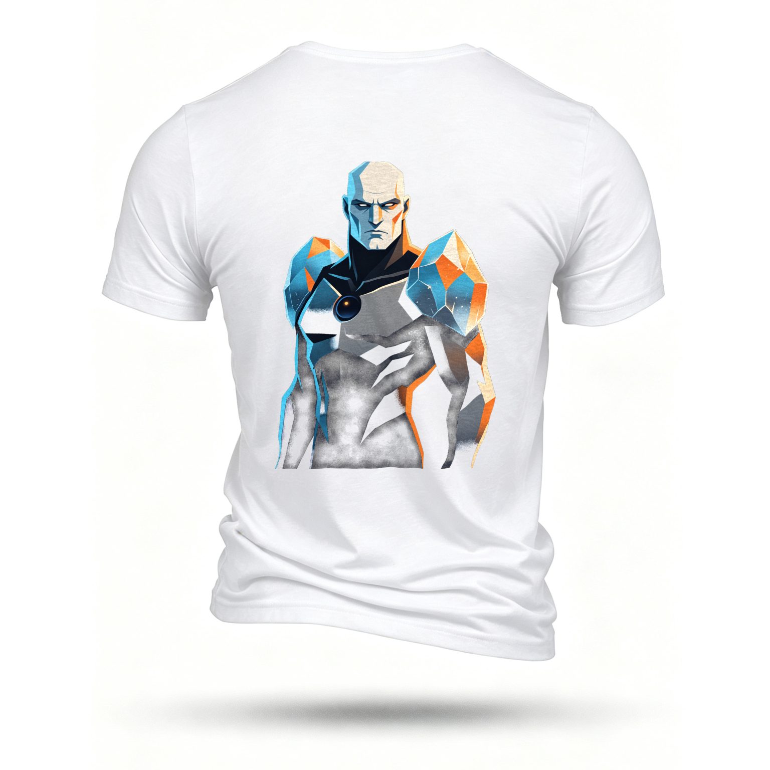 White T-shirt, back print
