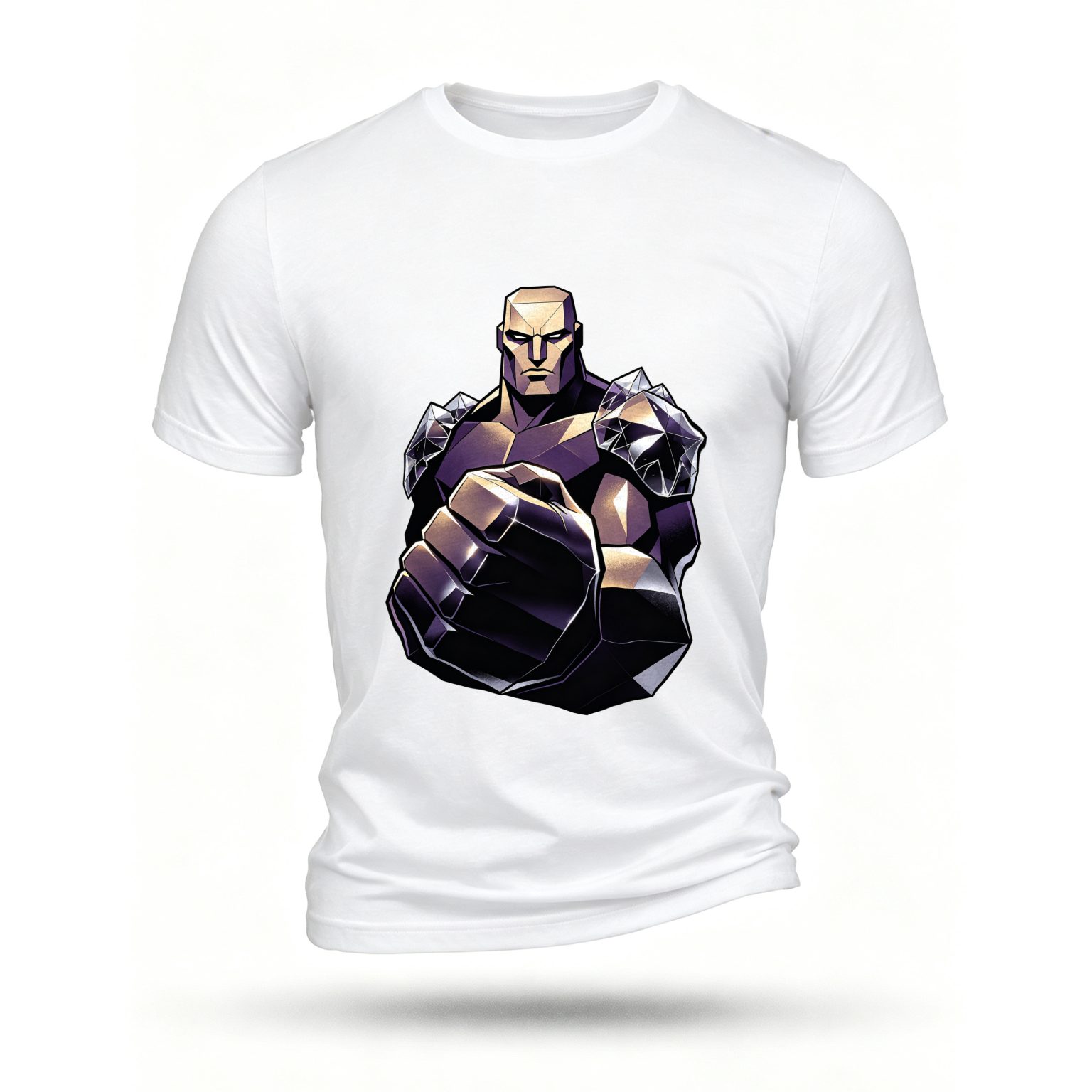 White T-shirt, front print