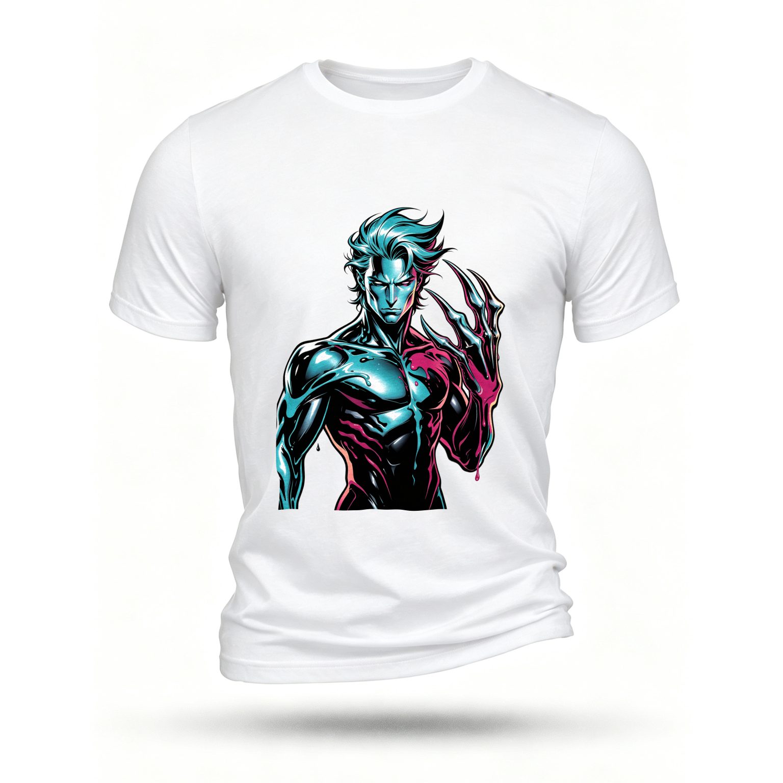 White T-shirt, front print