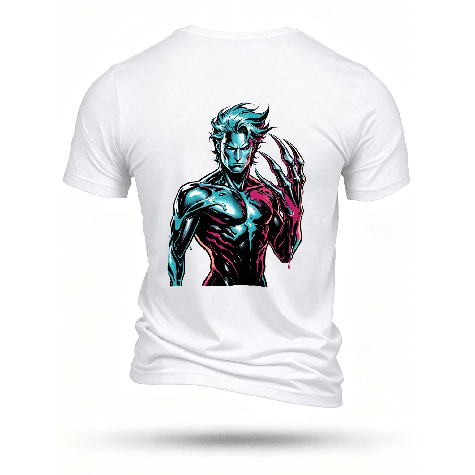 White T-shirt, back print