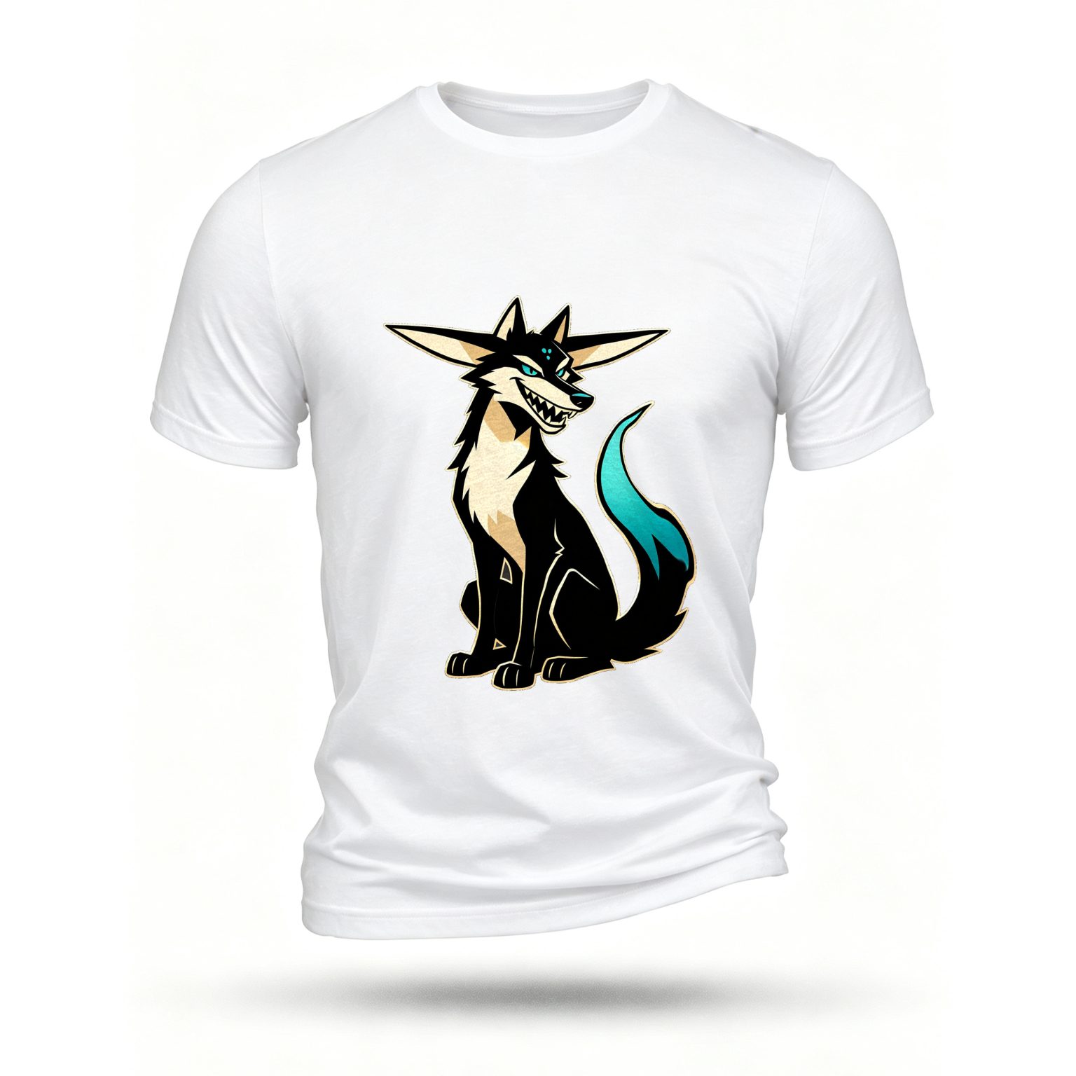 White T-shirt, front print