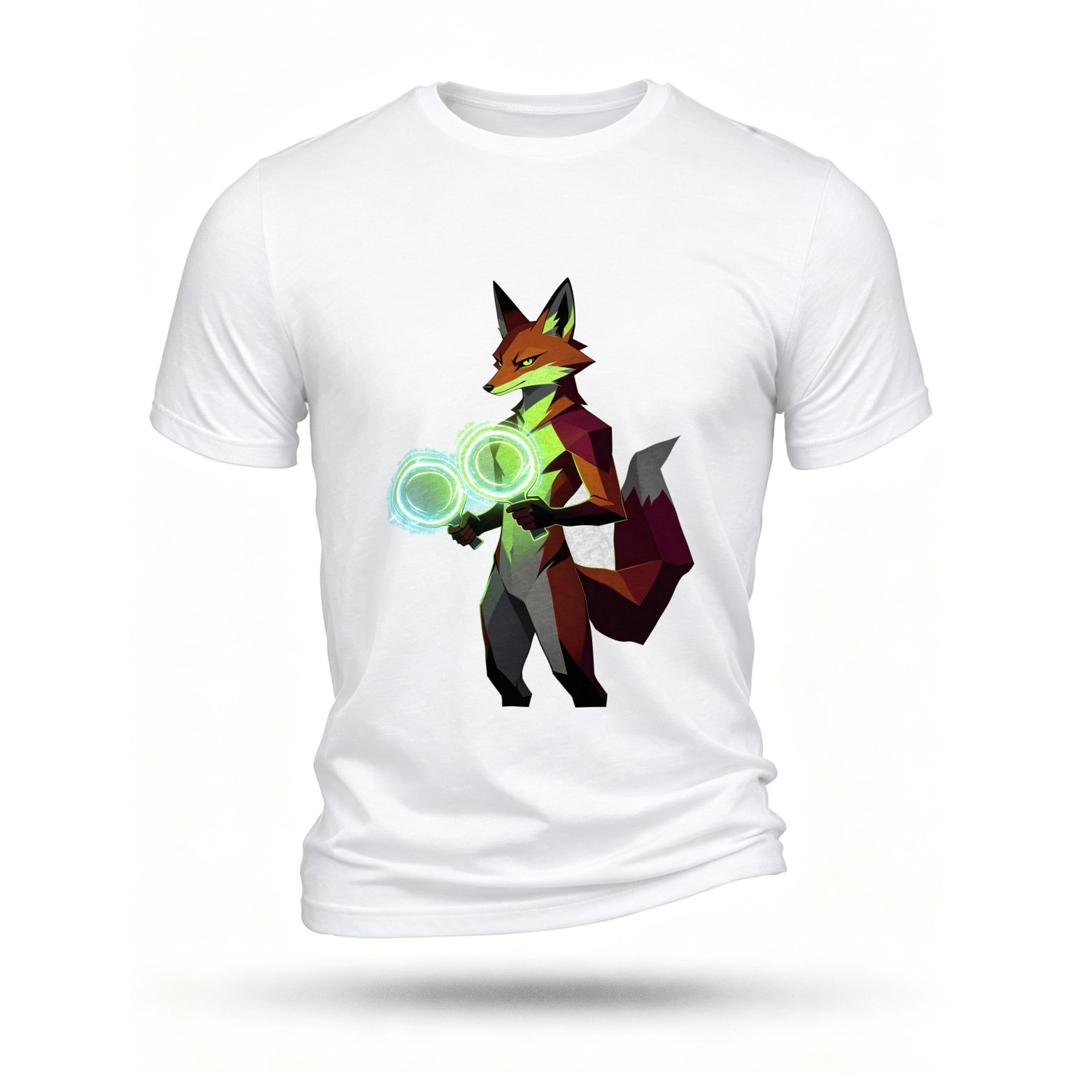 White T-shirt, front print