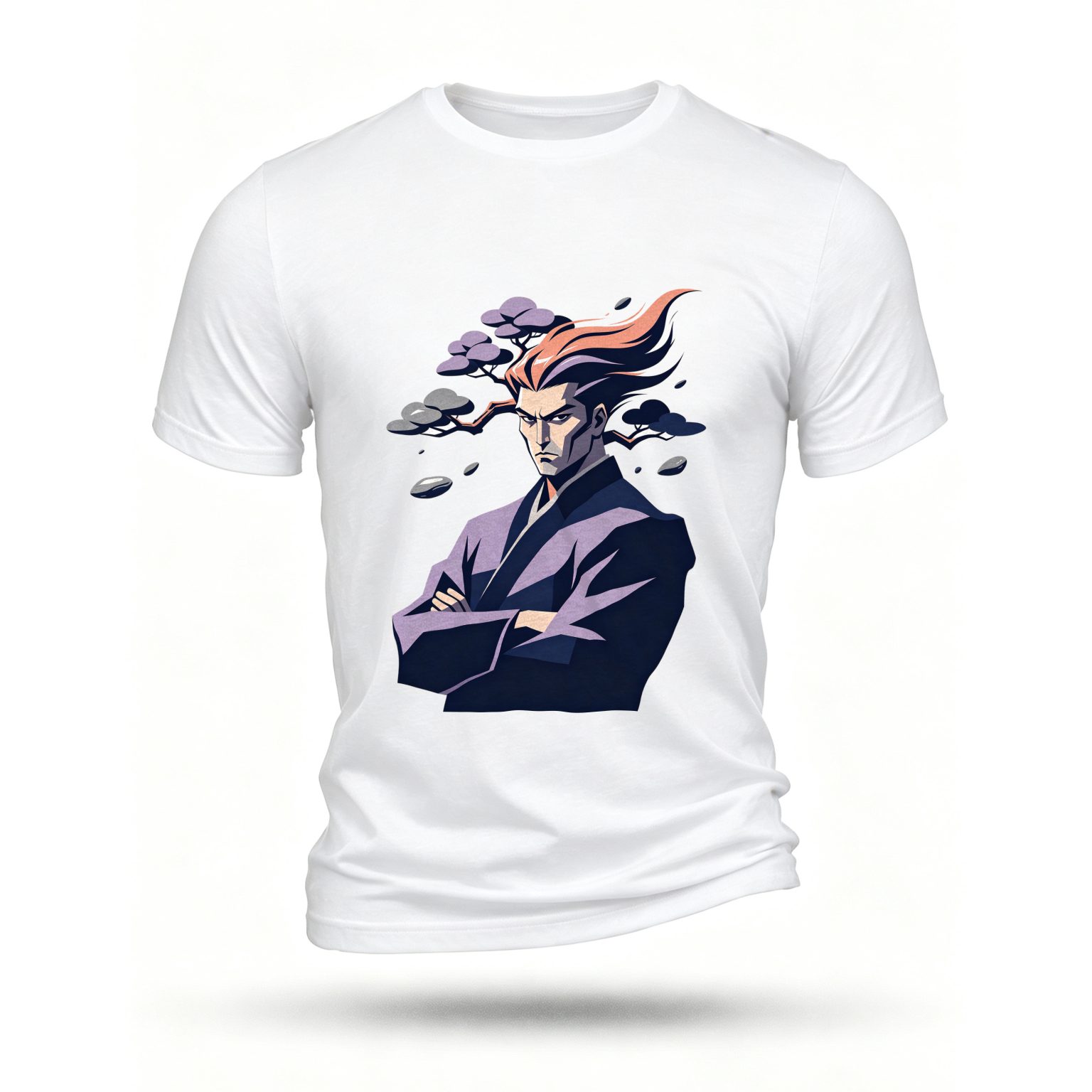 White T-shirt, front print