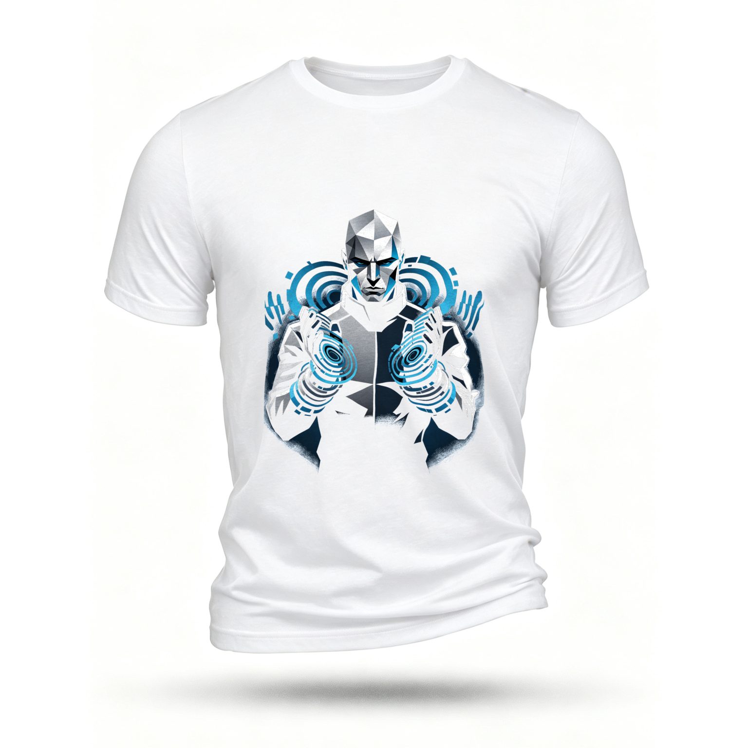 White T-shirt, front print