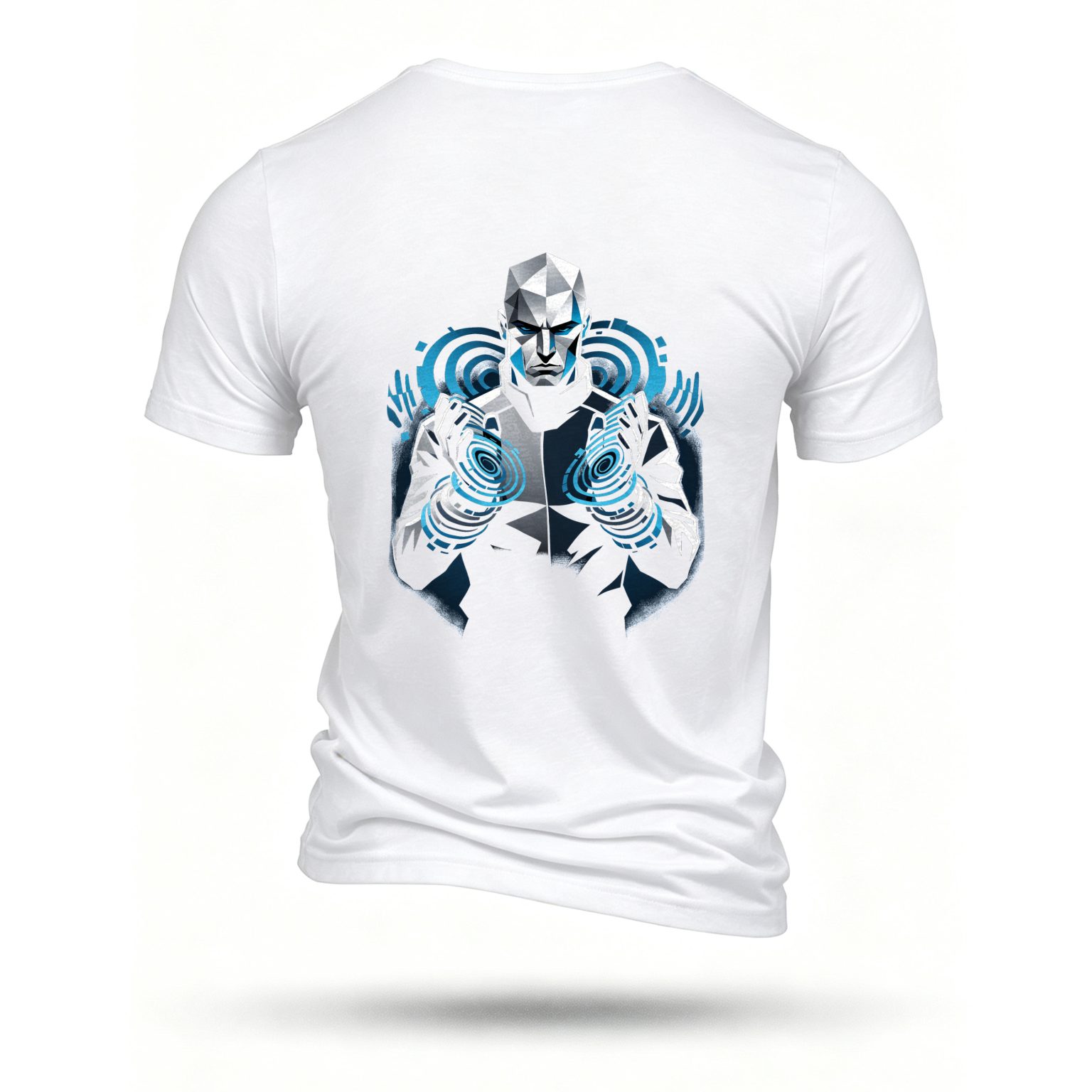White T-shirt, back print