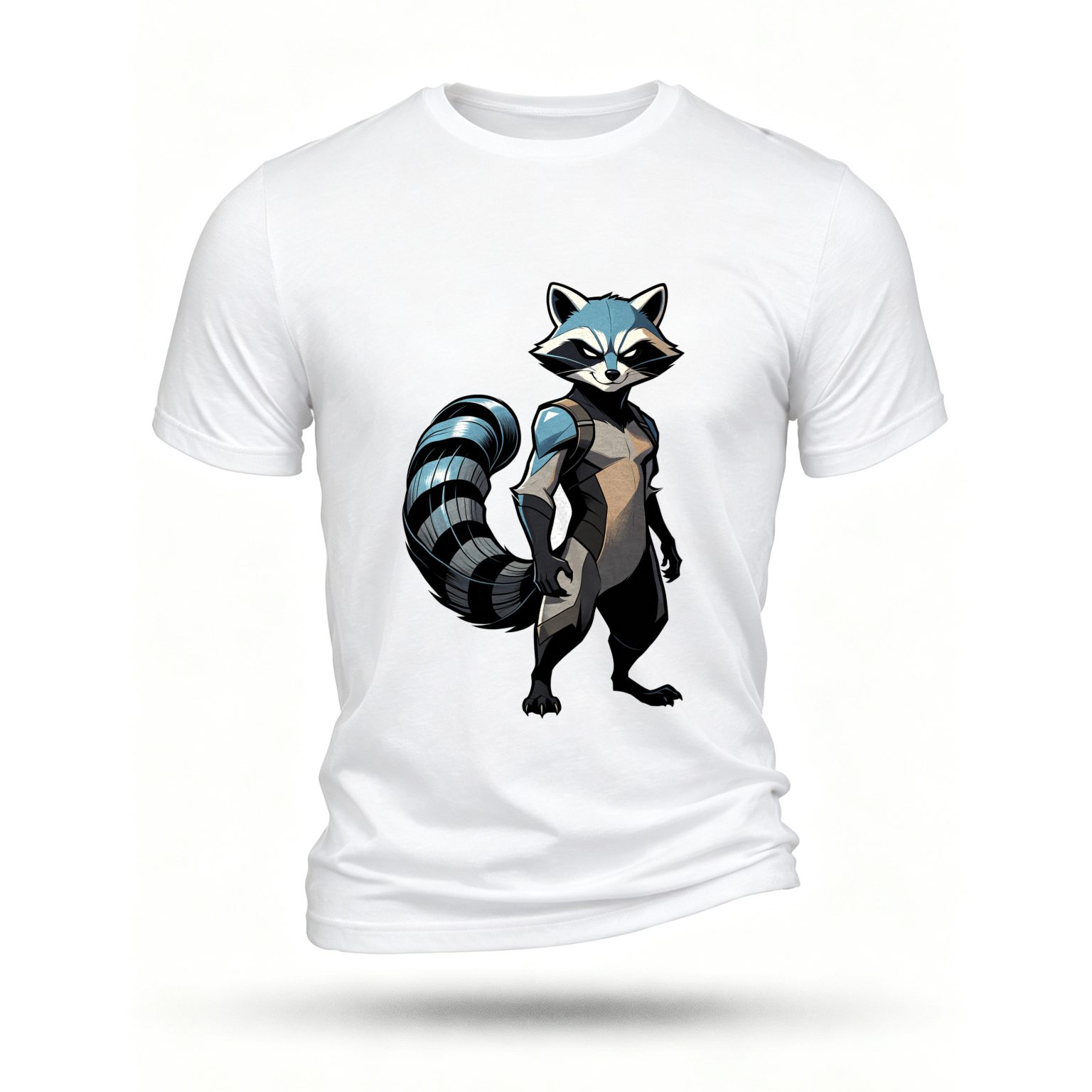 White T-shirt, front print