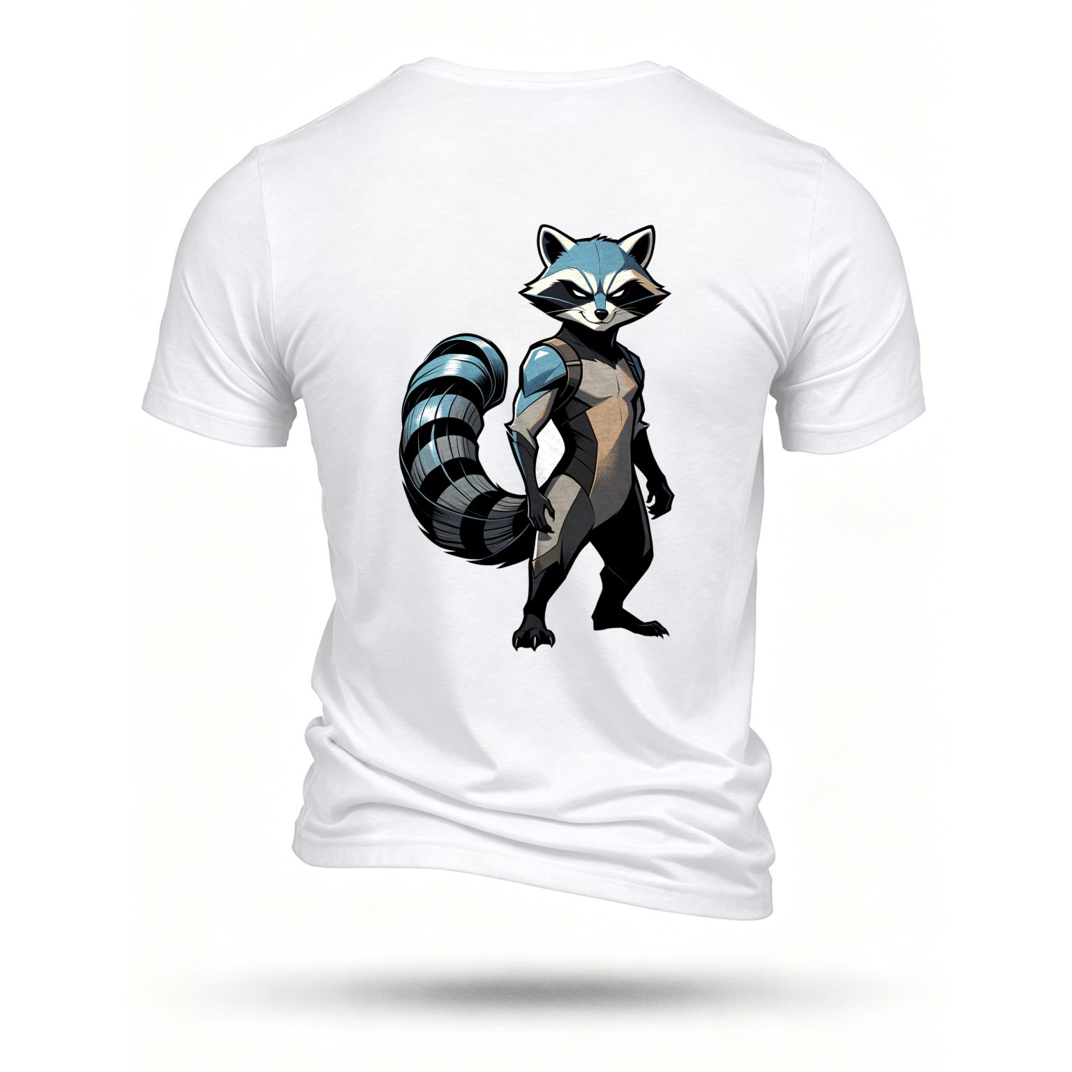 White T-shirt, back print