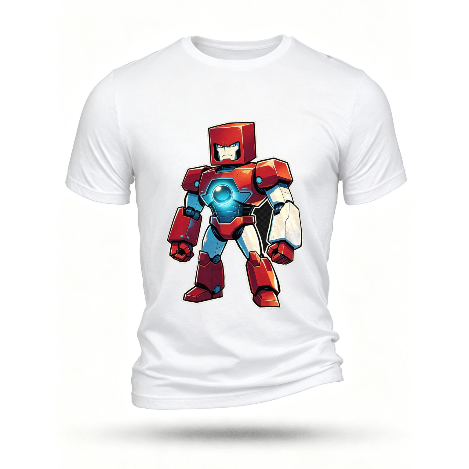 White T-shirt, front print