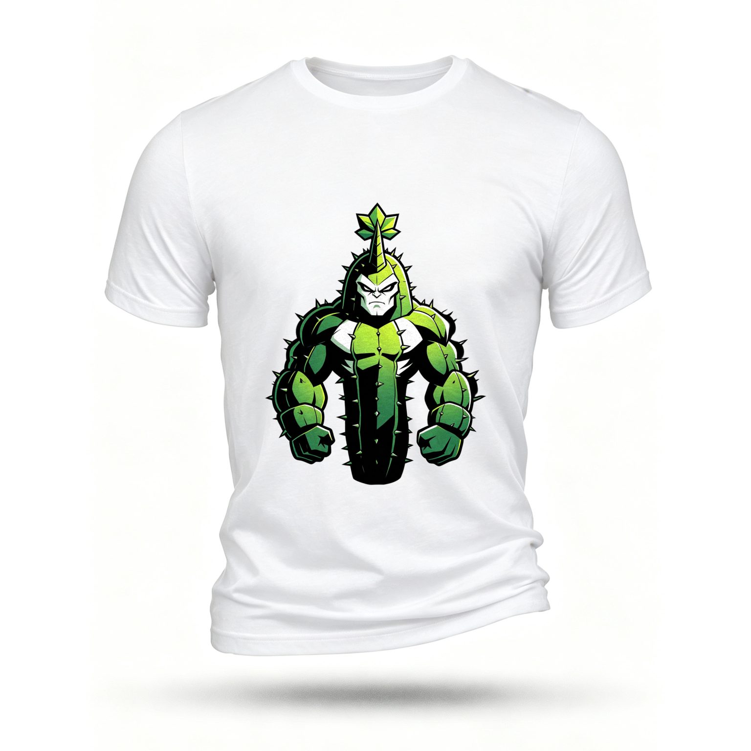White T-shirt, front print