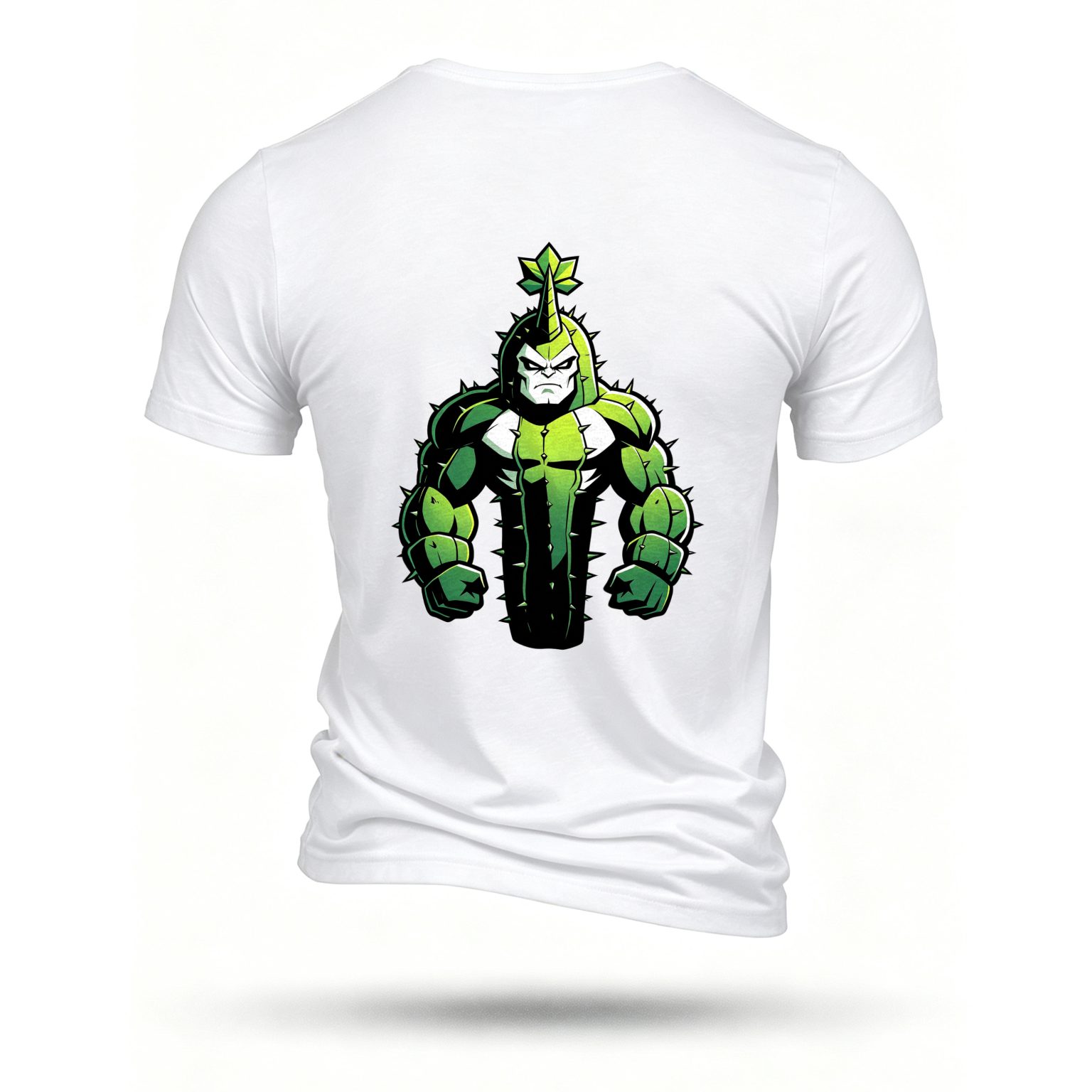 White T-shirt, back print