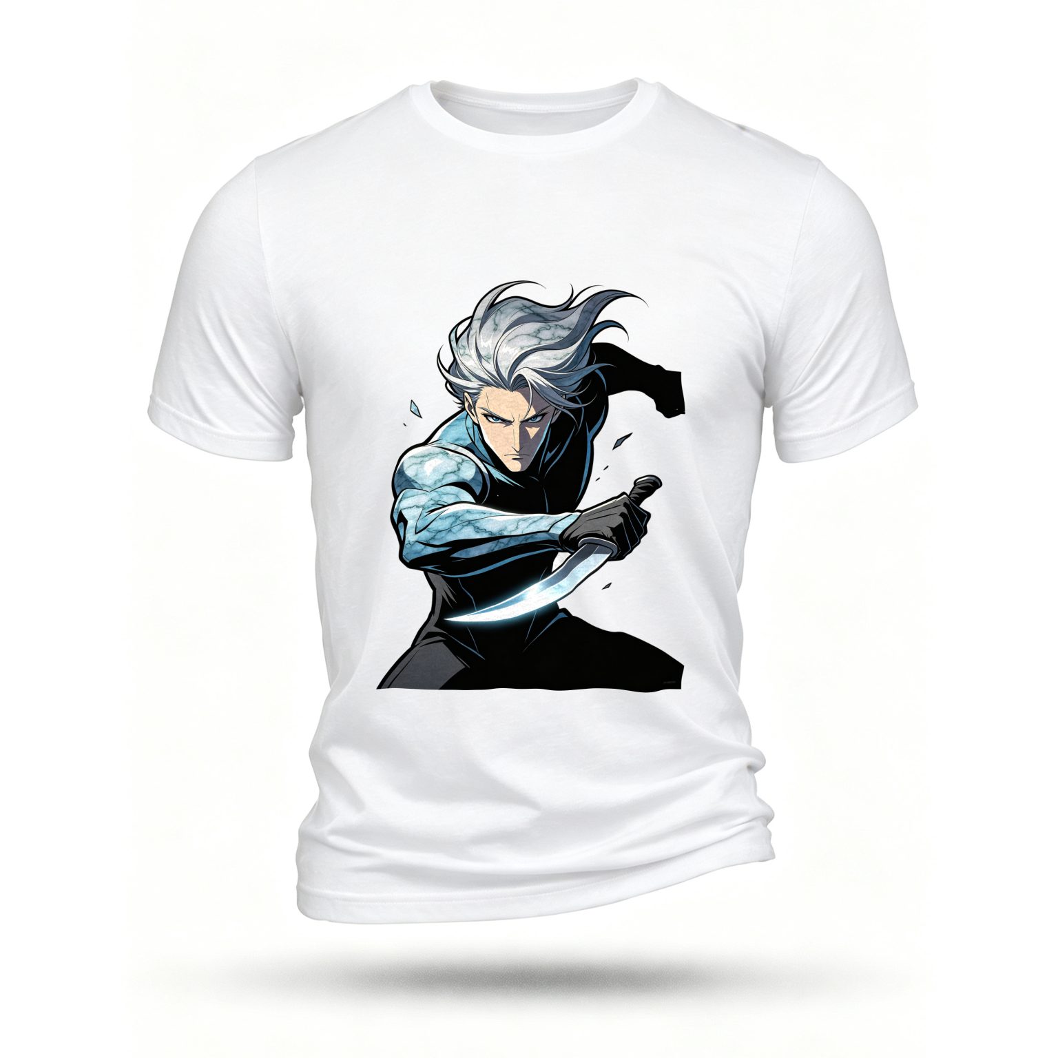 White T-shirt, front print