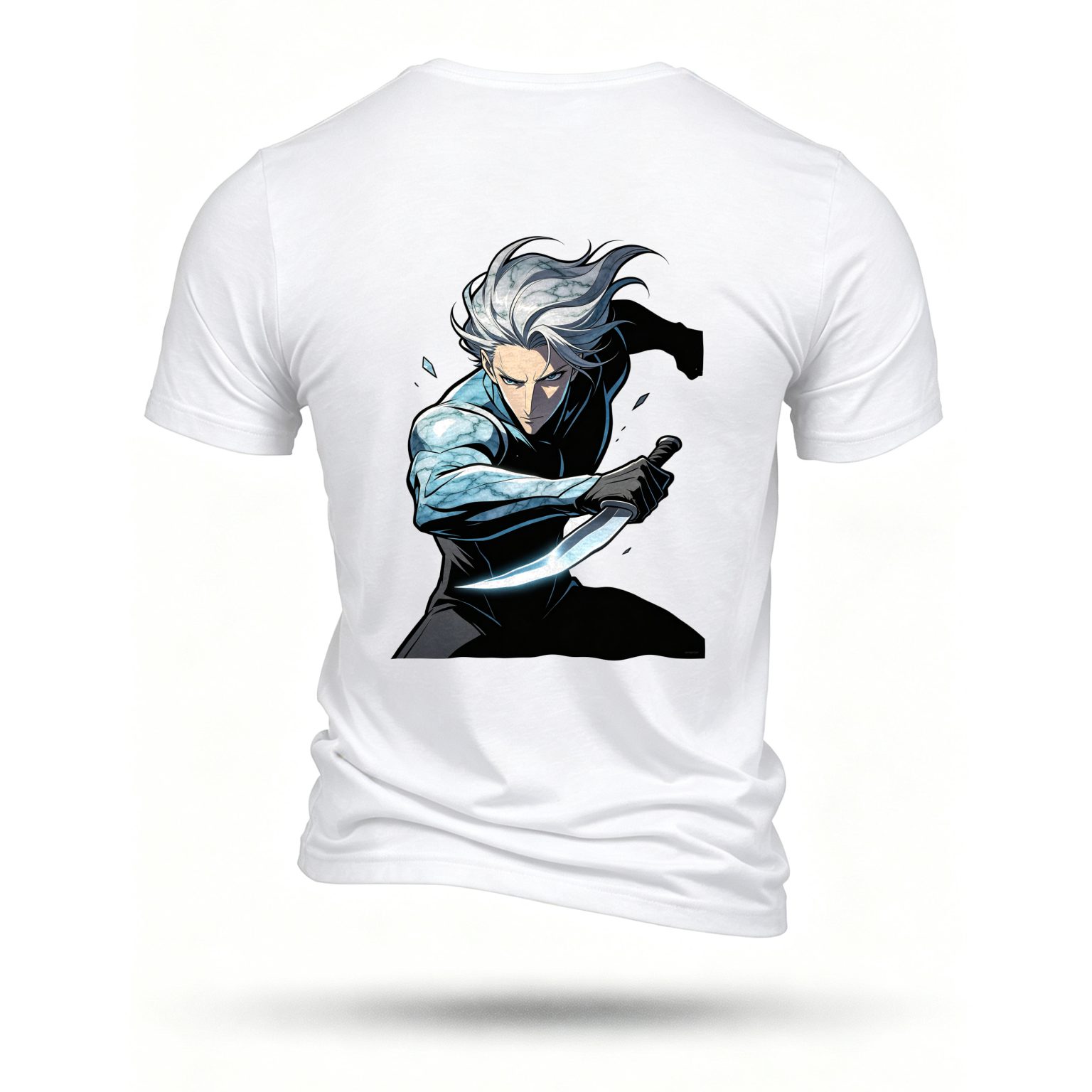 White T-shirt, back print