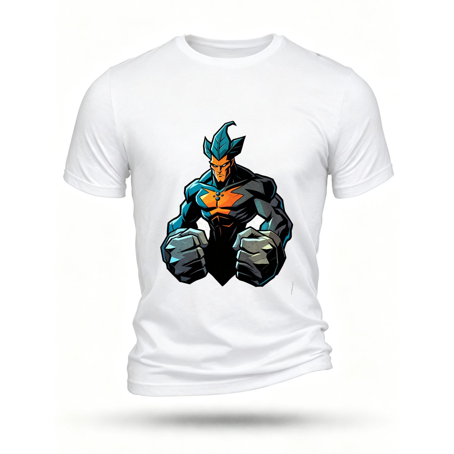 White T-shirt, front print