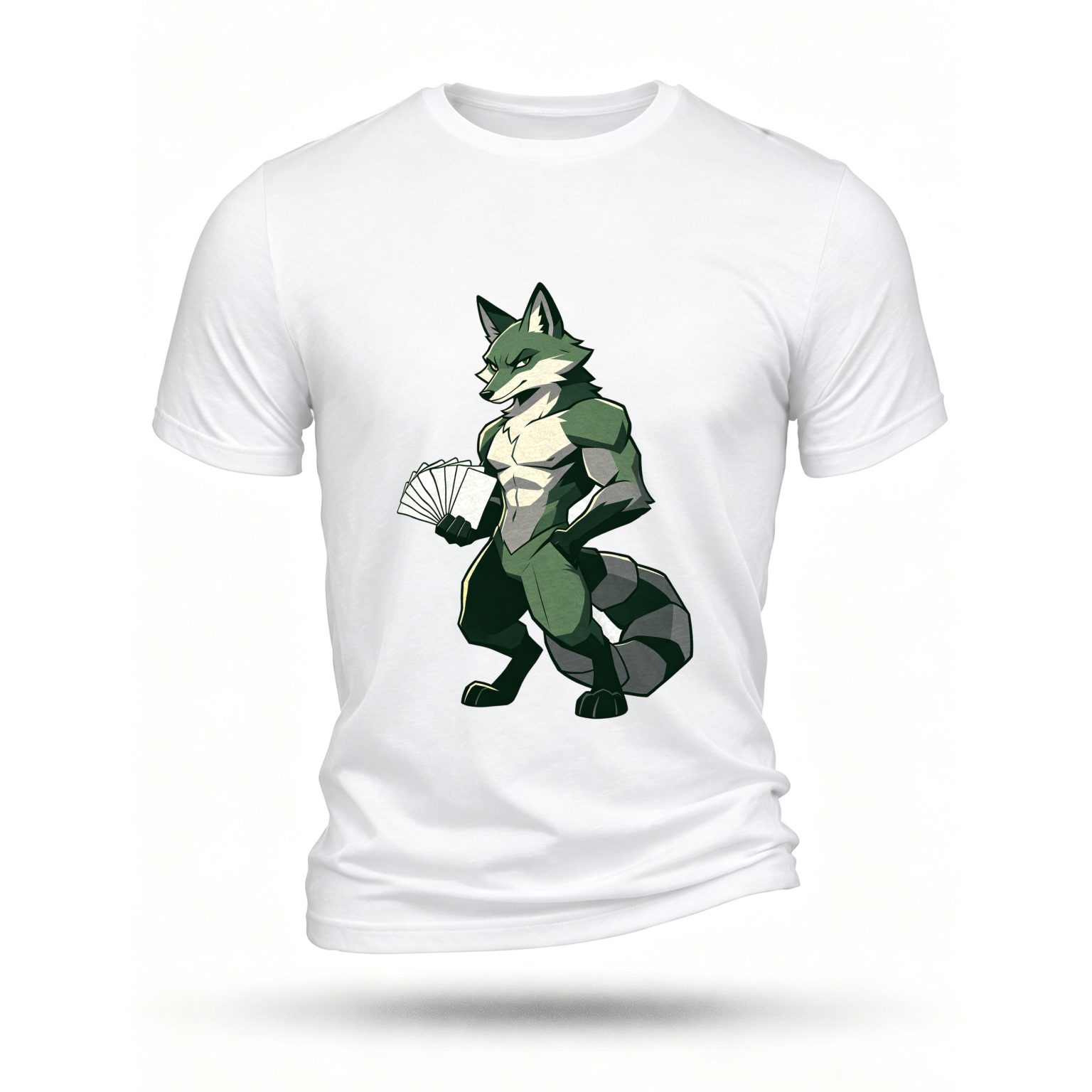 White T-shirt, front print