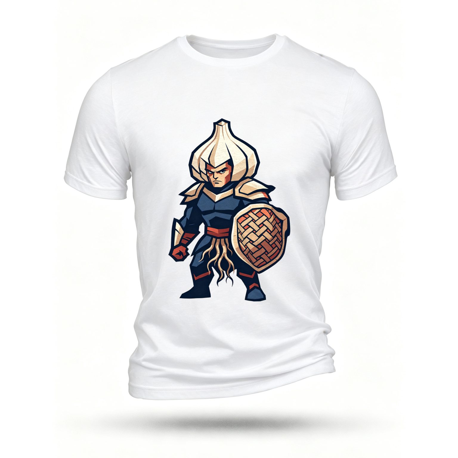 White T-shirt, front print