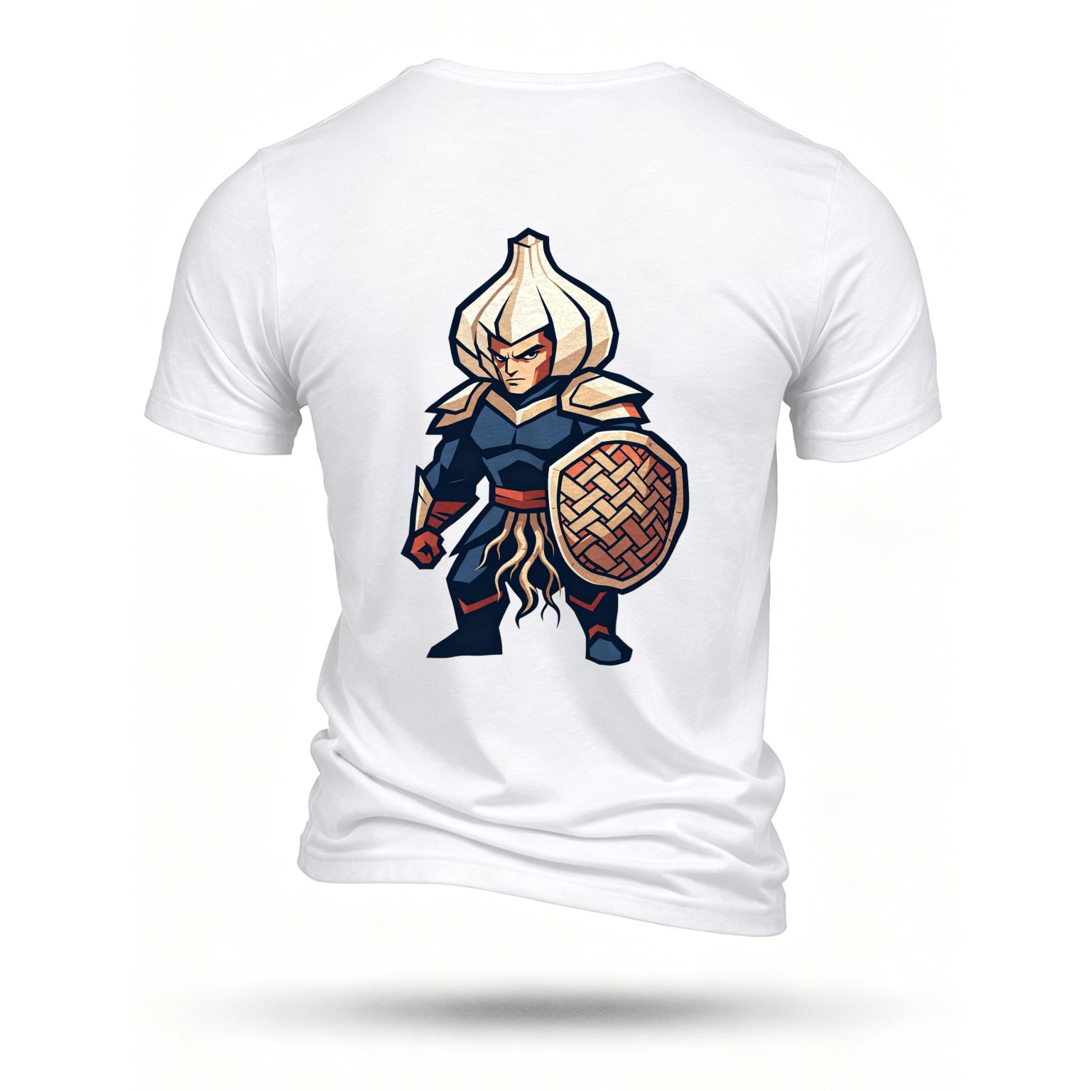 White T-shirt, back print