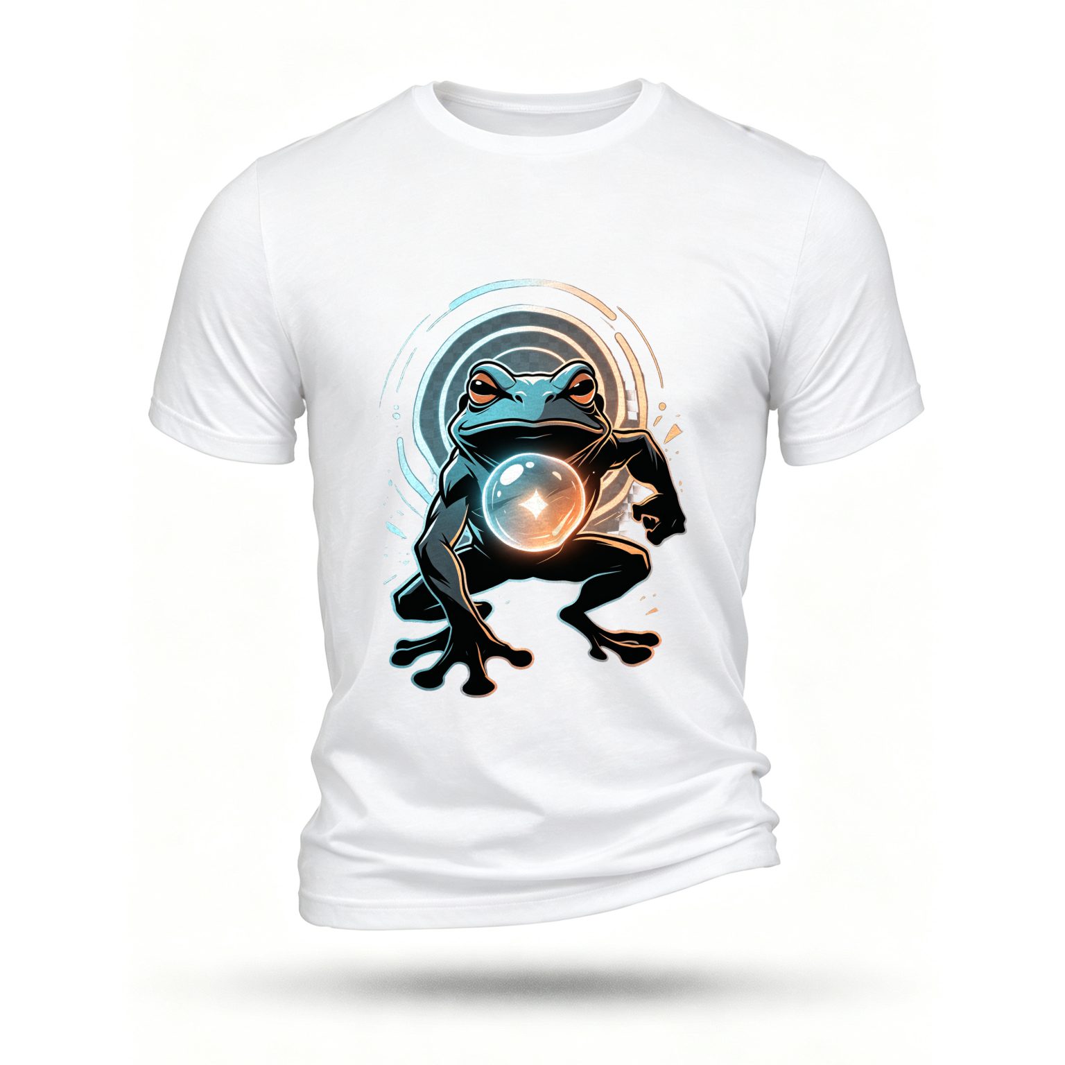 White T-shirt, front print
