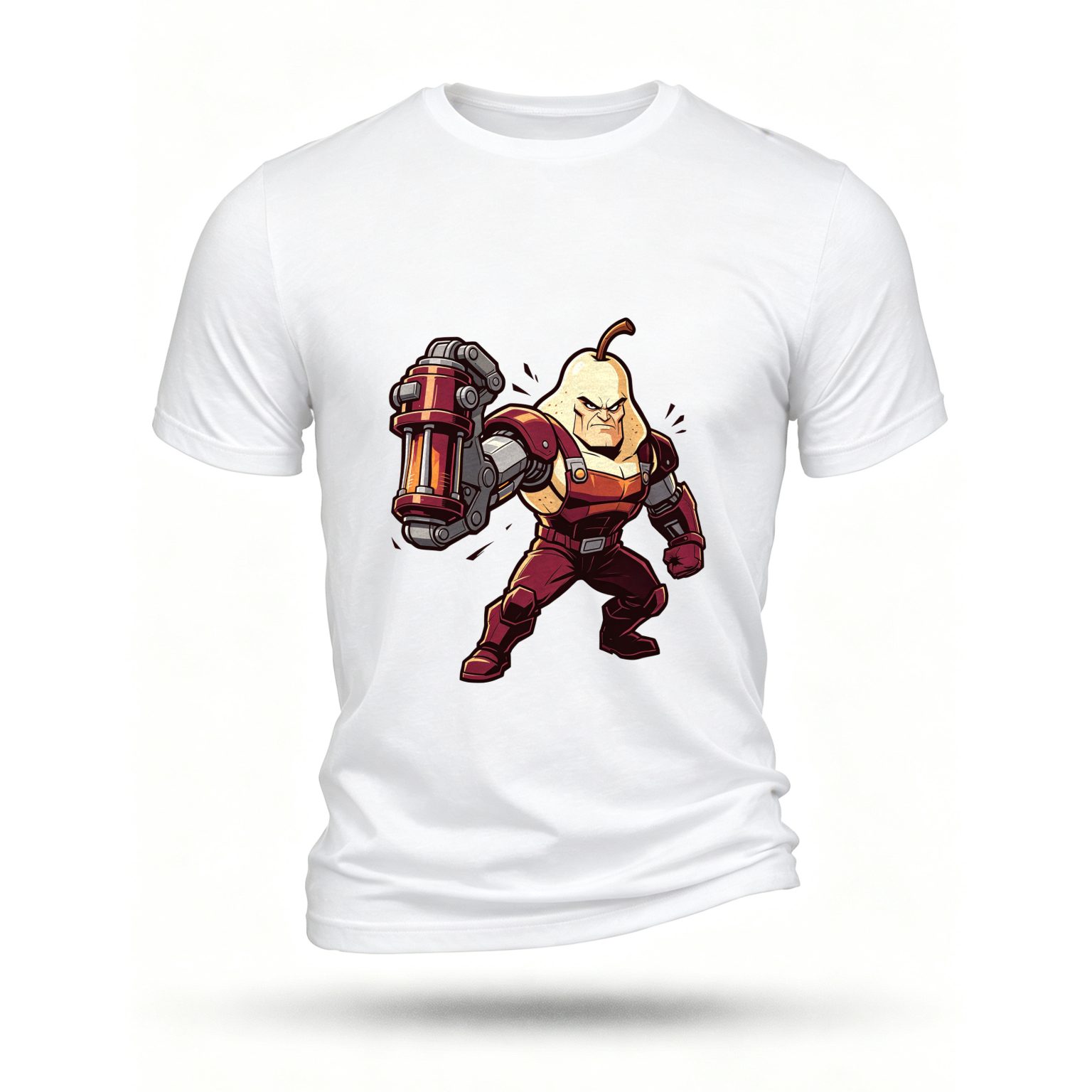 White T-shirt, front print