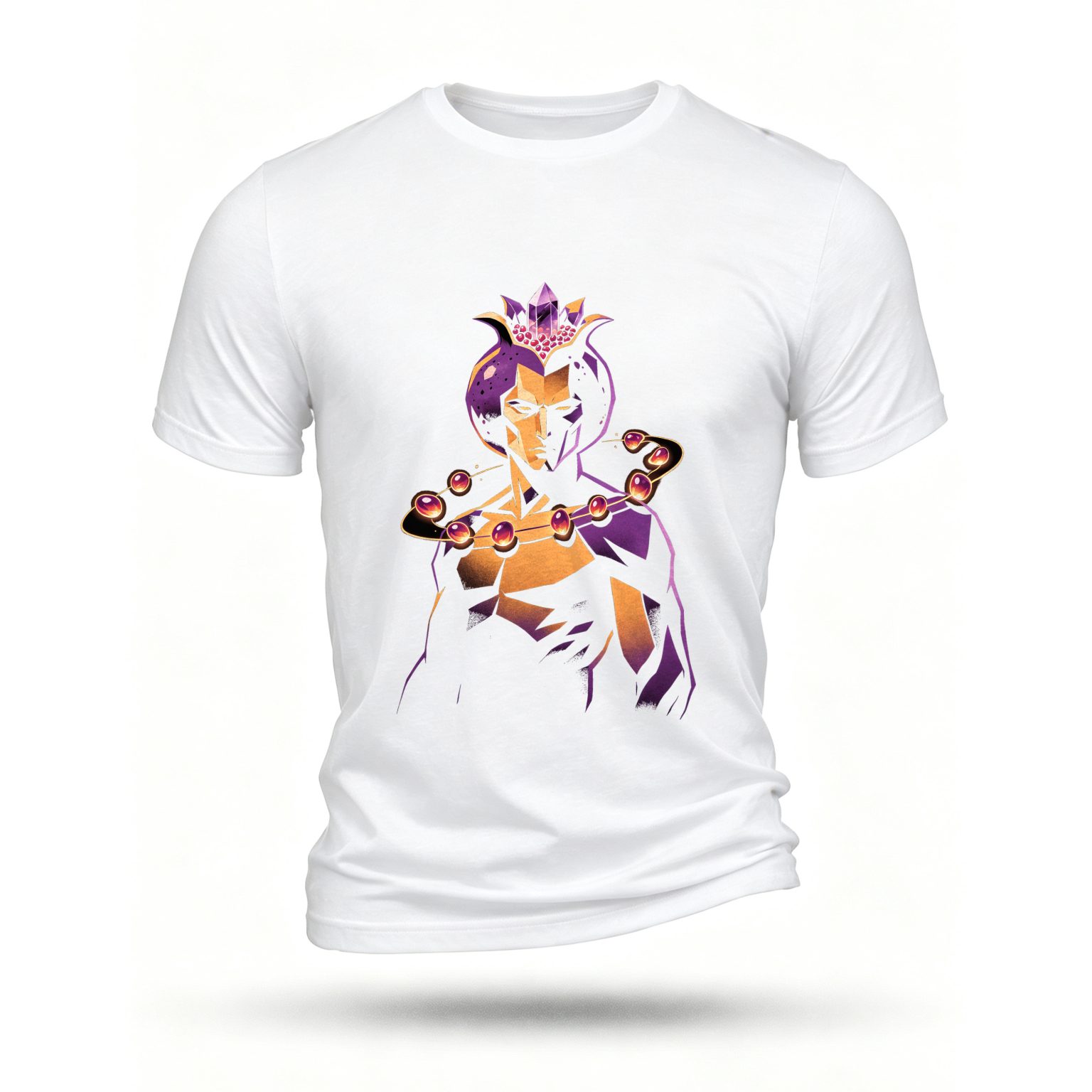 White T-shirt, front print