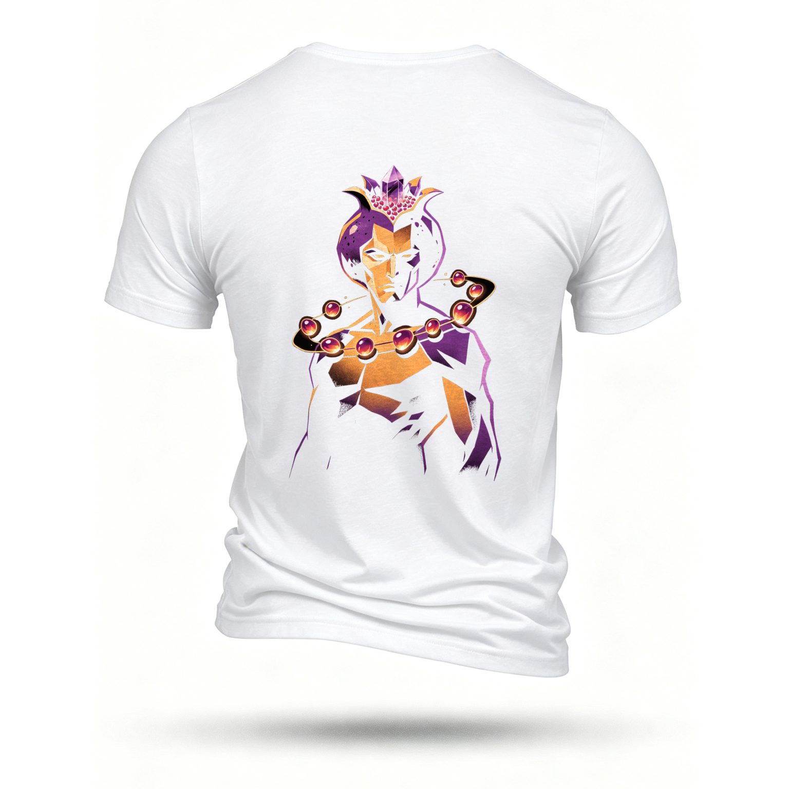 White T-shirt, back print