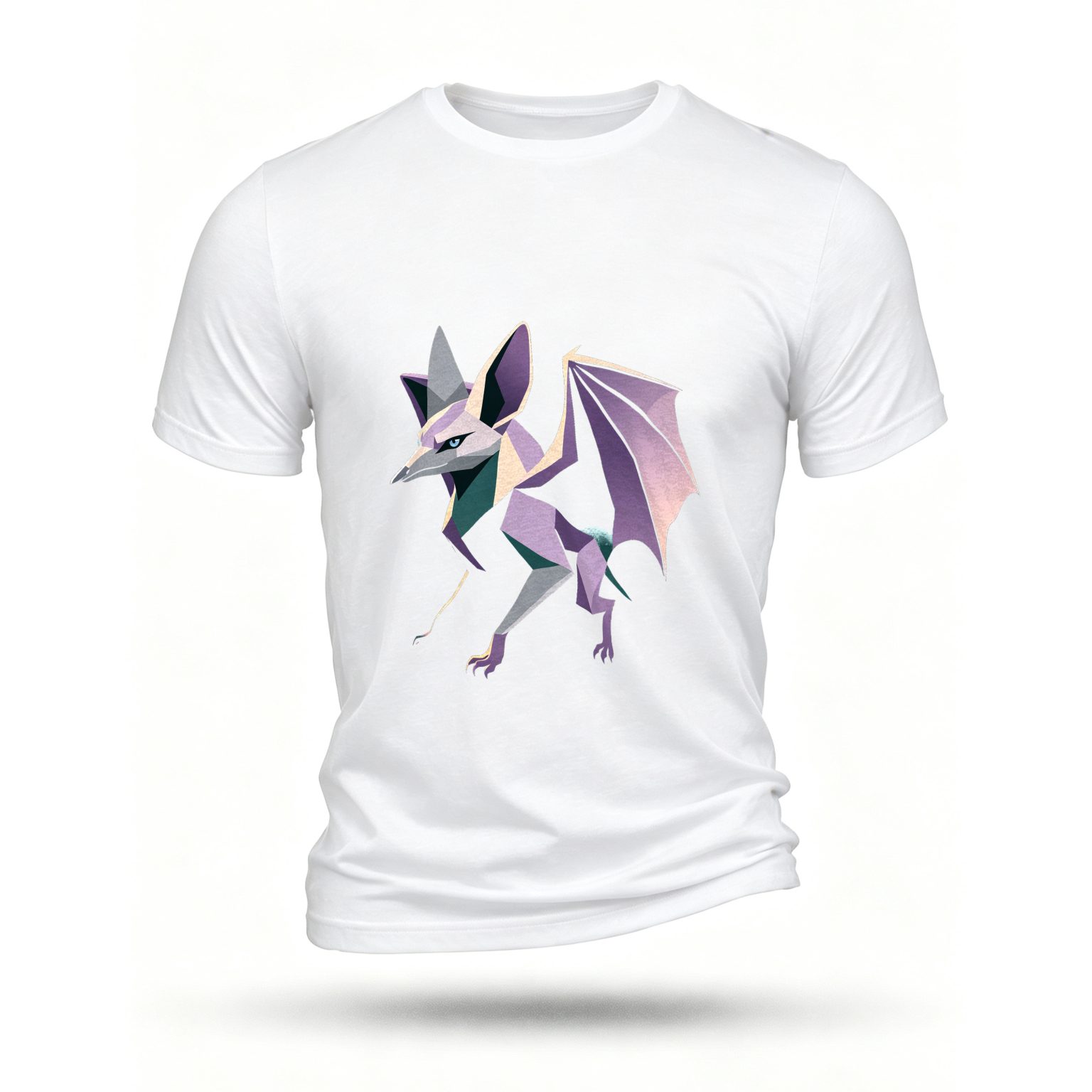 White T-shirt, front print