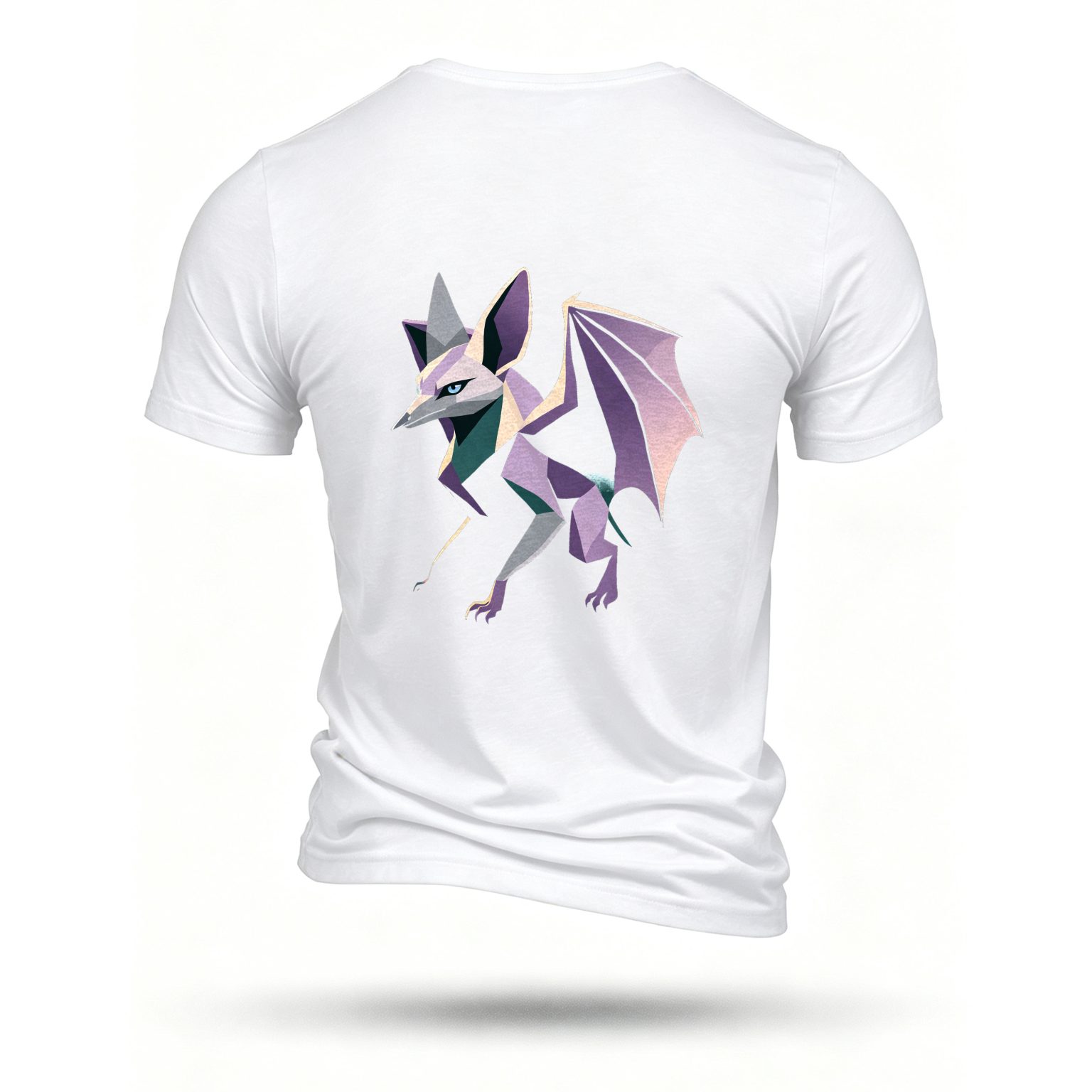White T-shirt, back print