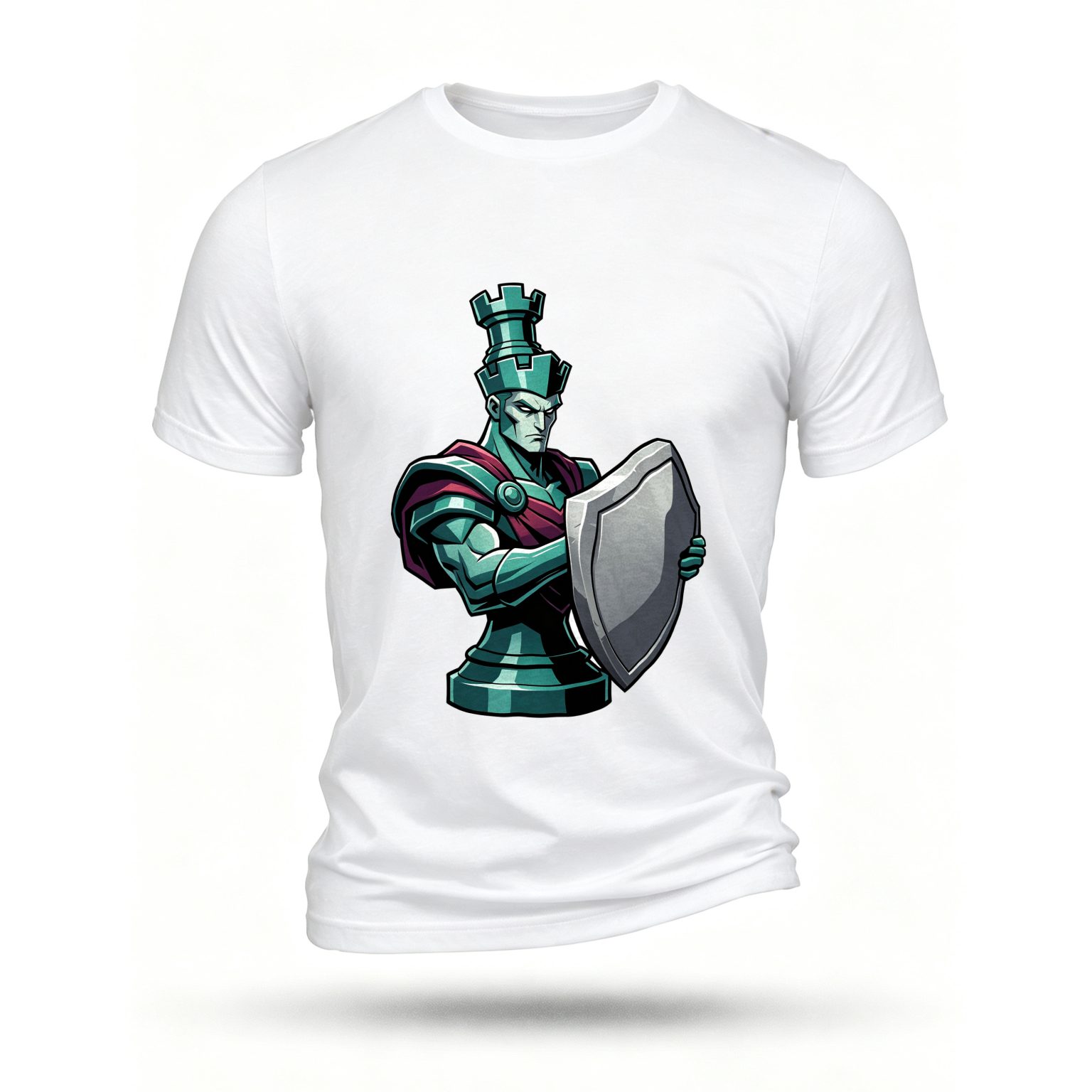 White T-shirt, front print