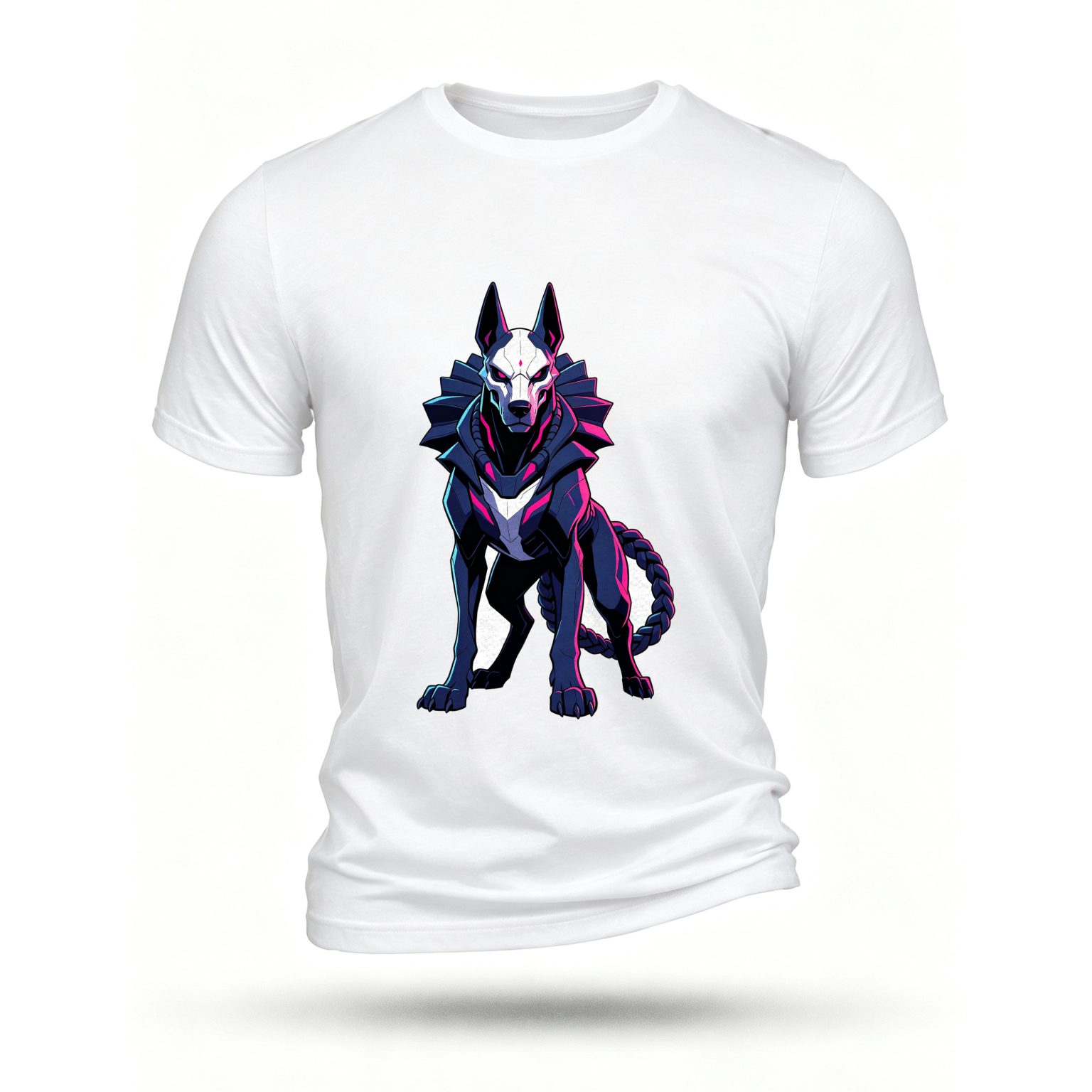 White T-shirt, front print