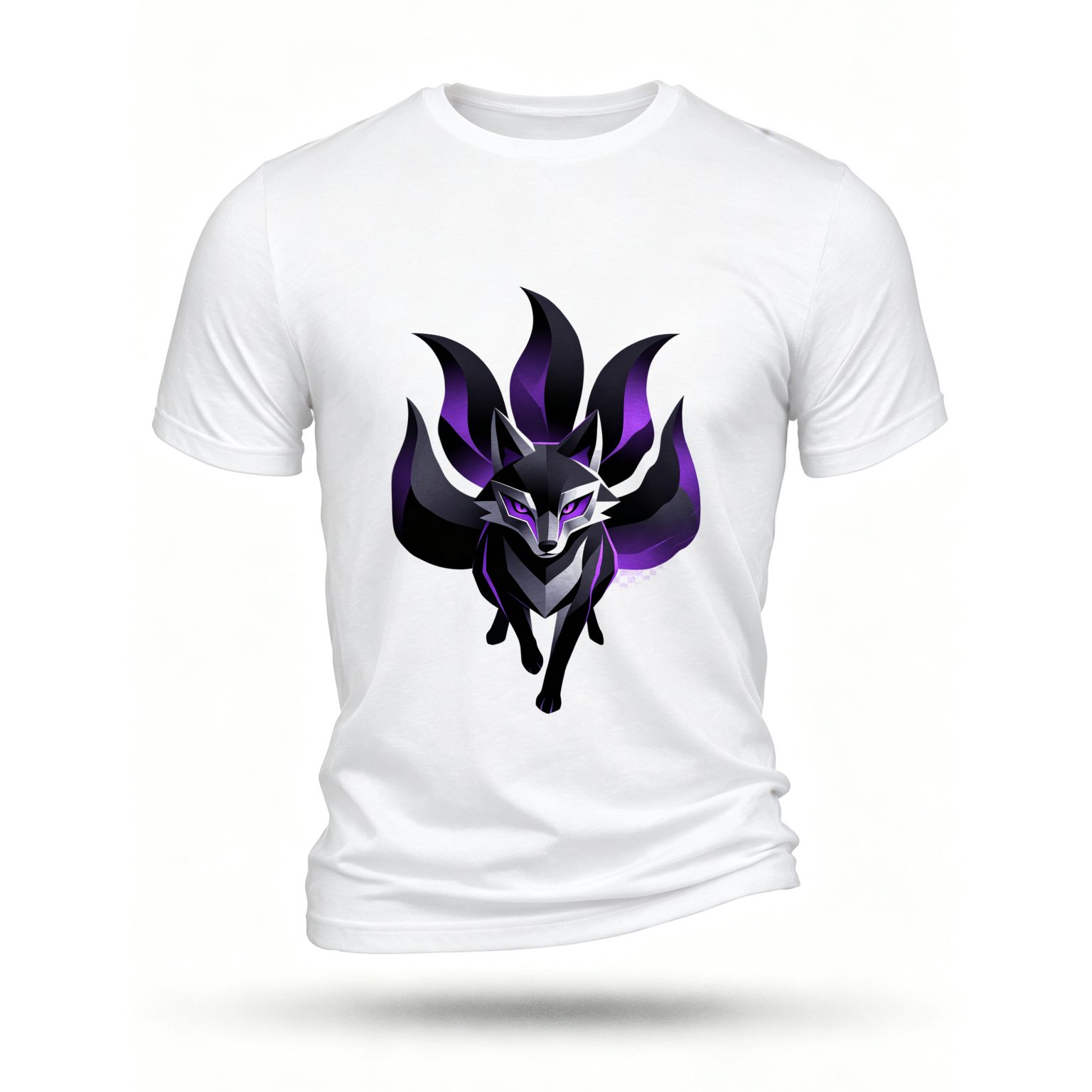 White T-shirt, front print