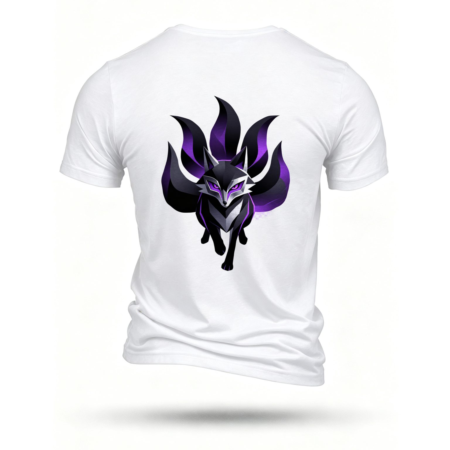 White T-shirt, back print