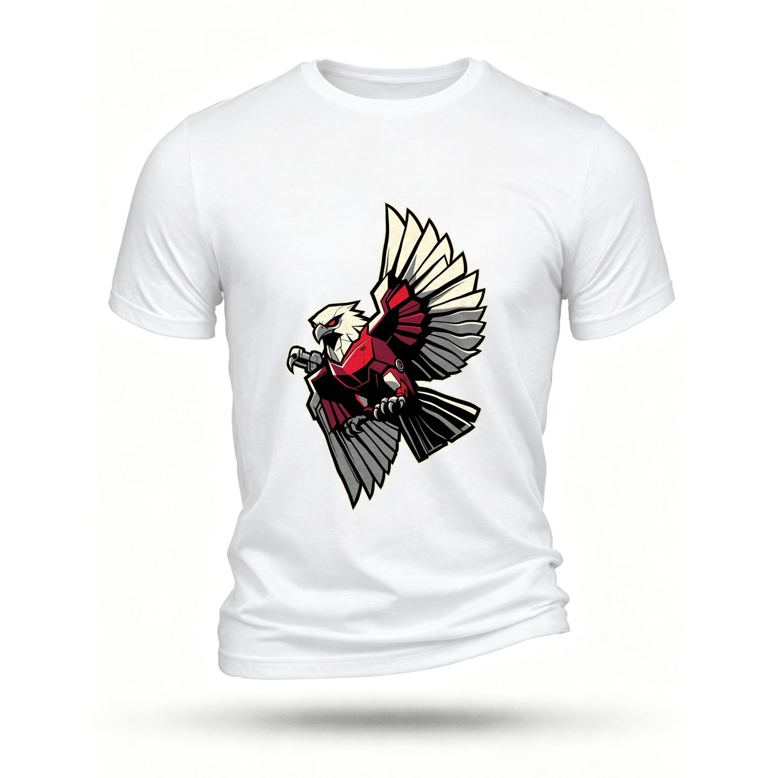 White T-shirt, front print
