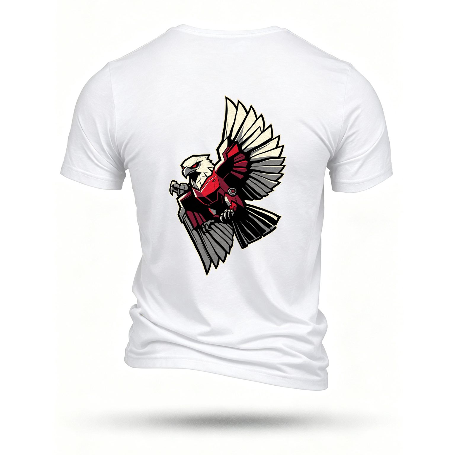 White T-shirt, back print