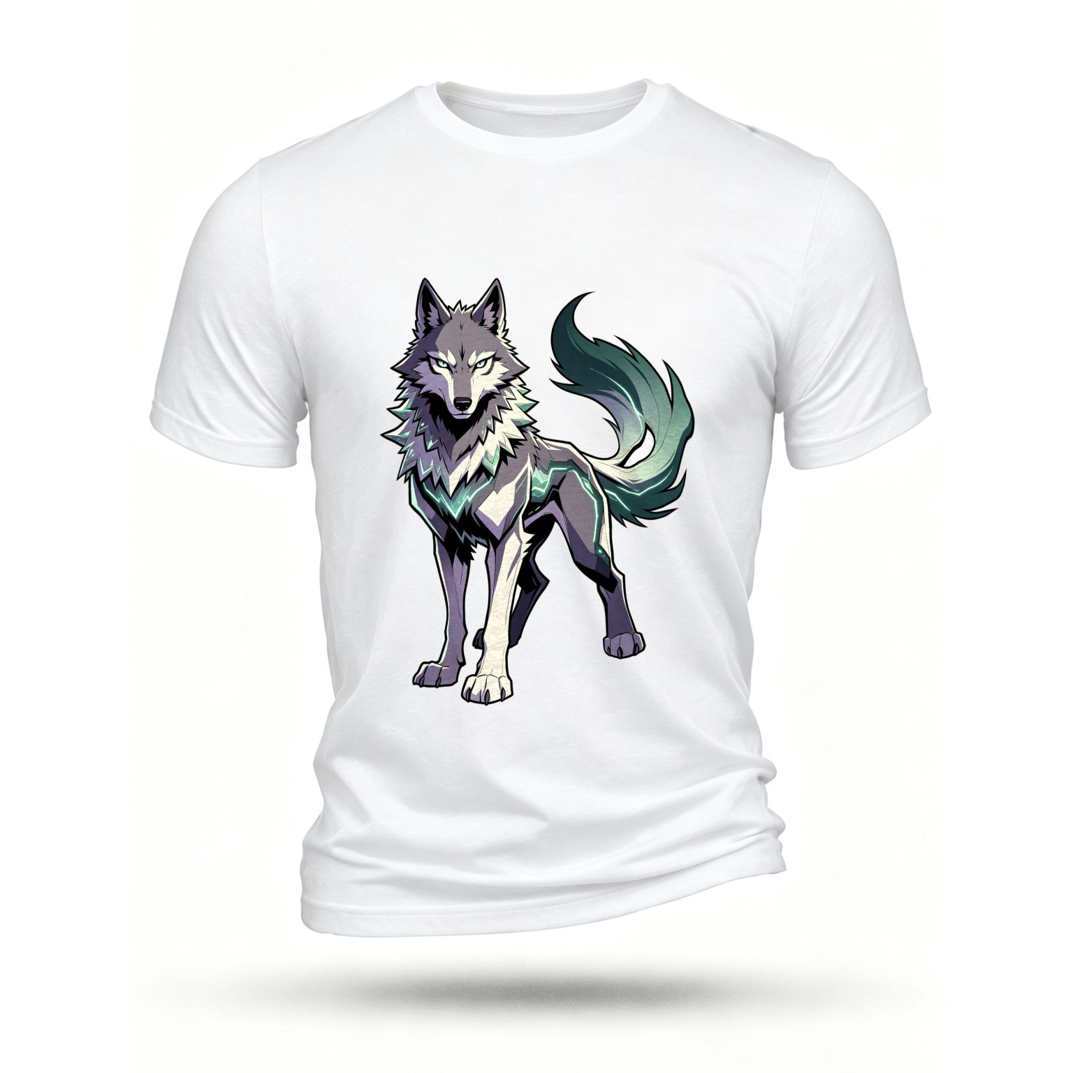 White T-shirt, front print