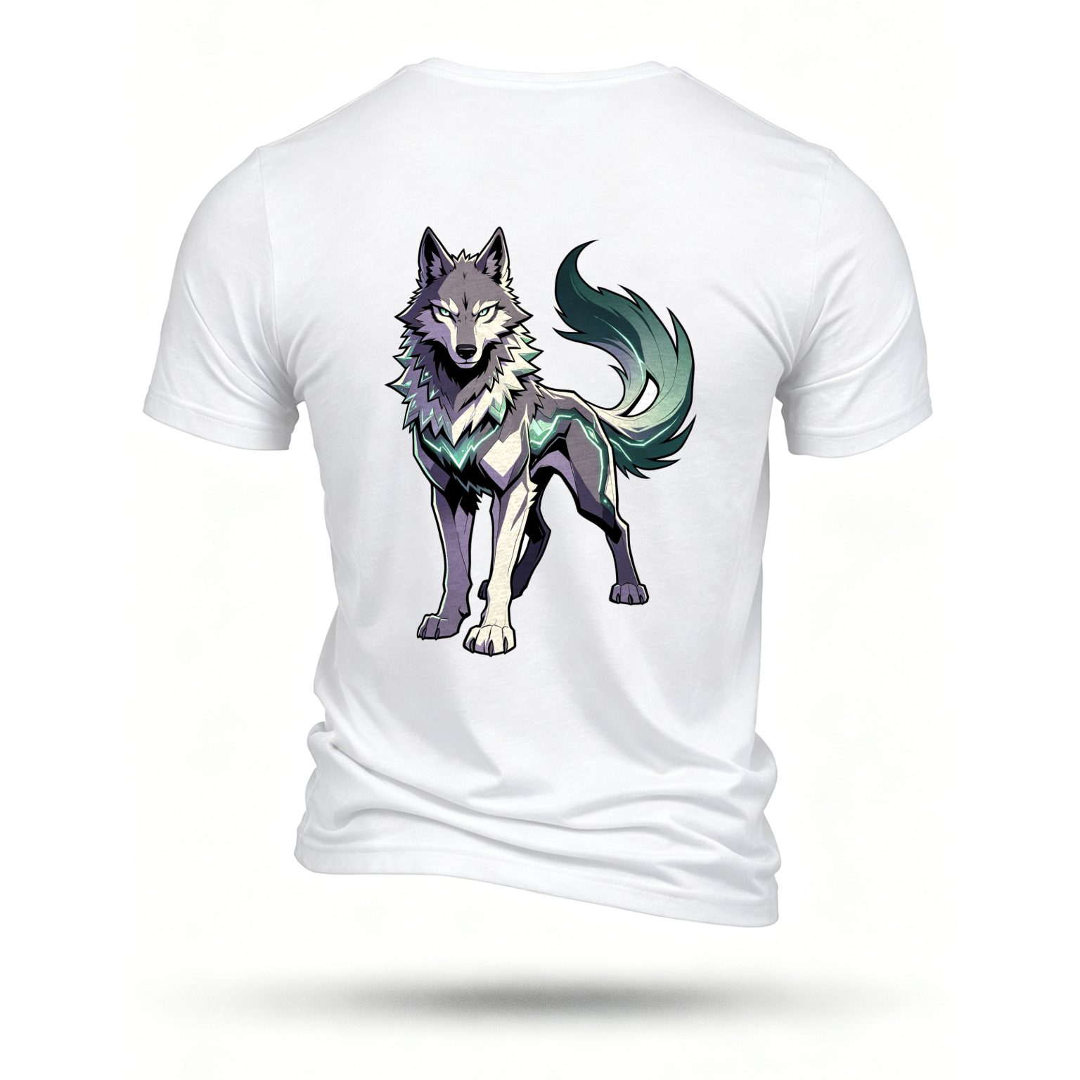 White T-shirt, back print