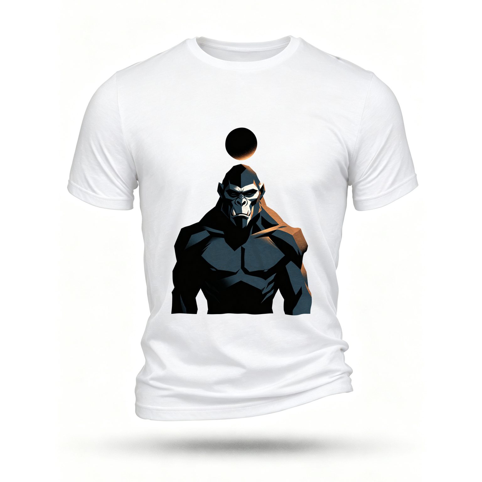 White T-shirt, front print