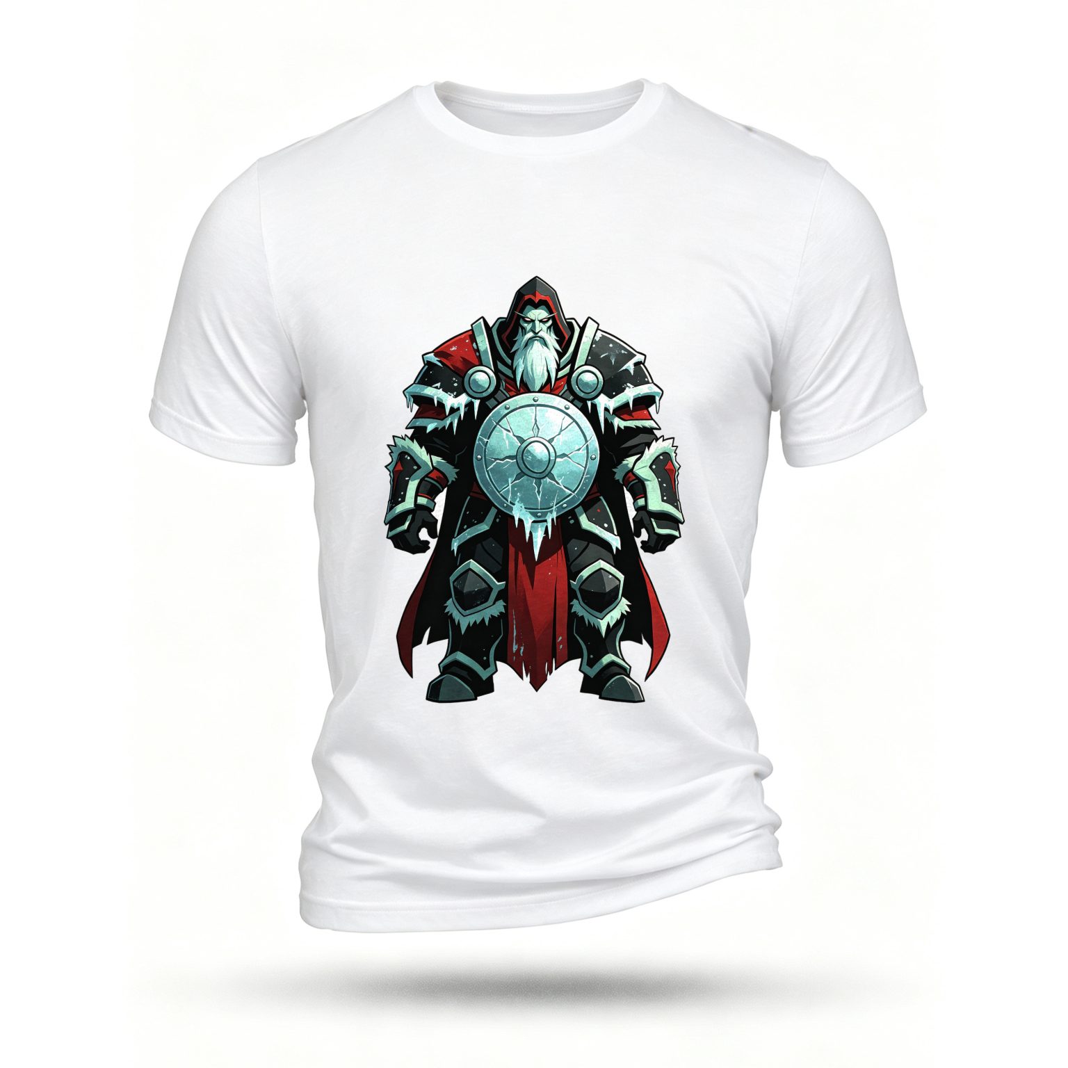 White T-shirt, front print