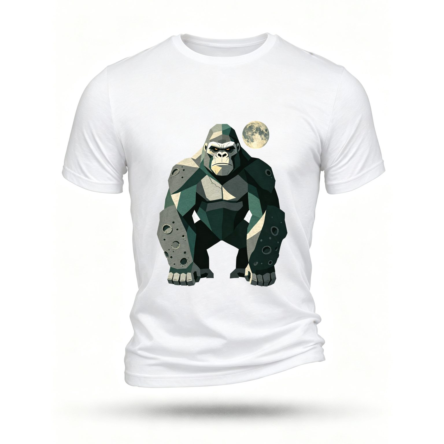 White T-shirt, front print