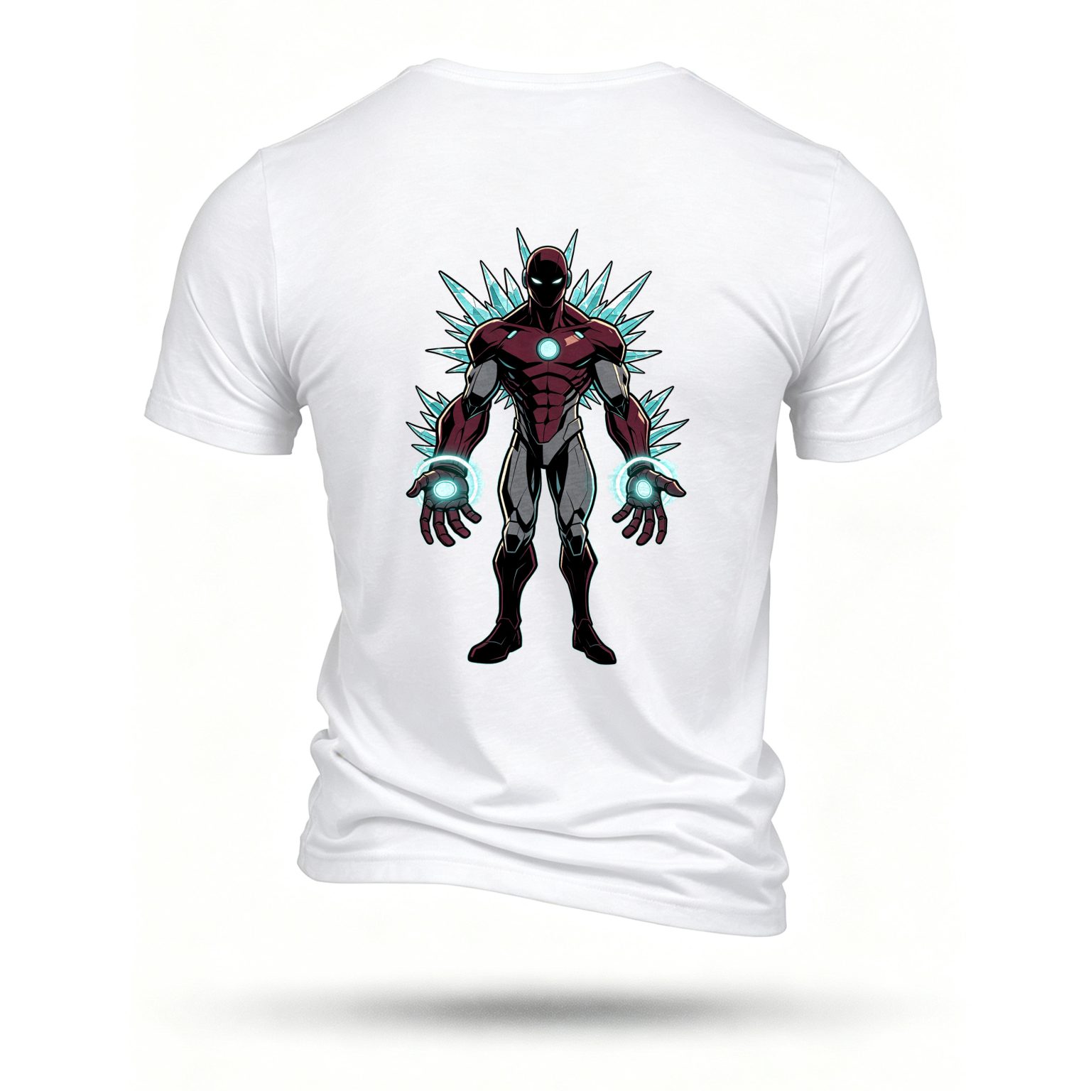 White T-shirt, back print