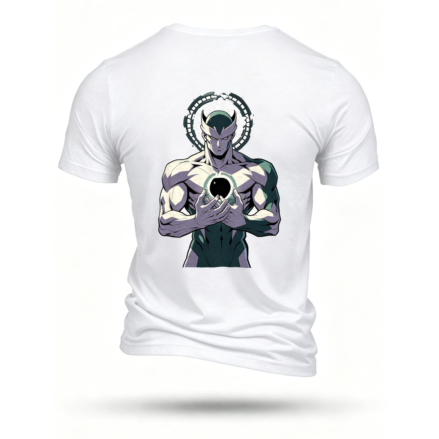 White T-shirt, back print