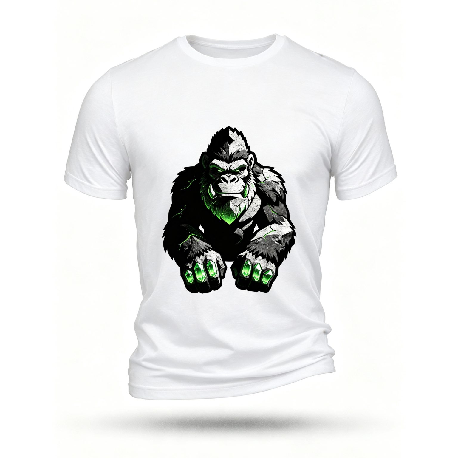 White T-shirt, front print