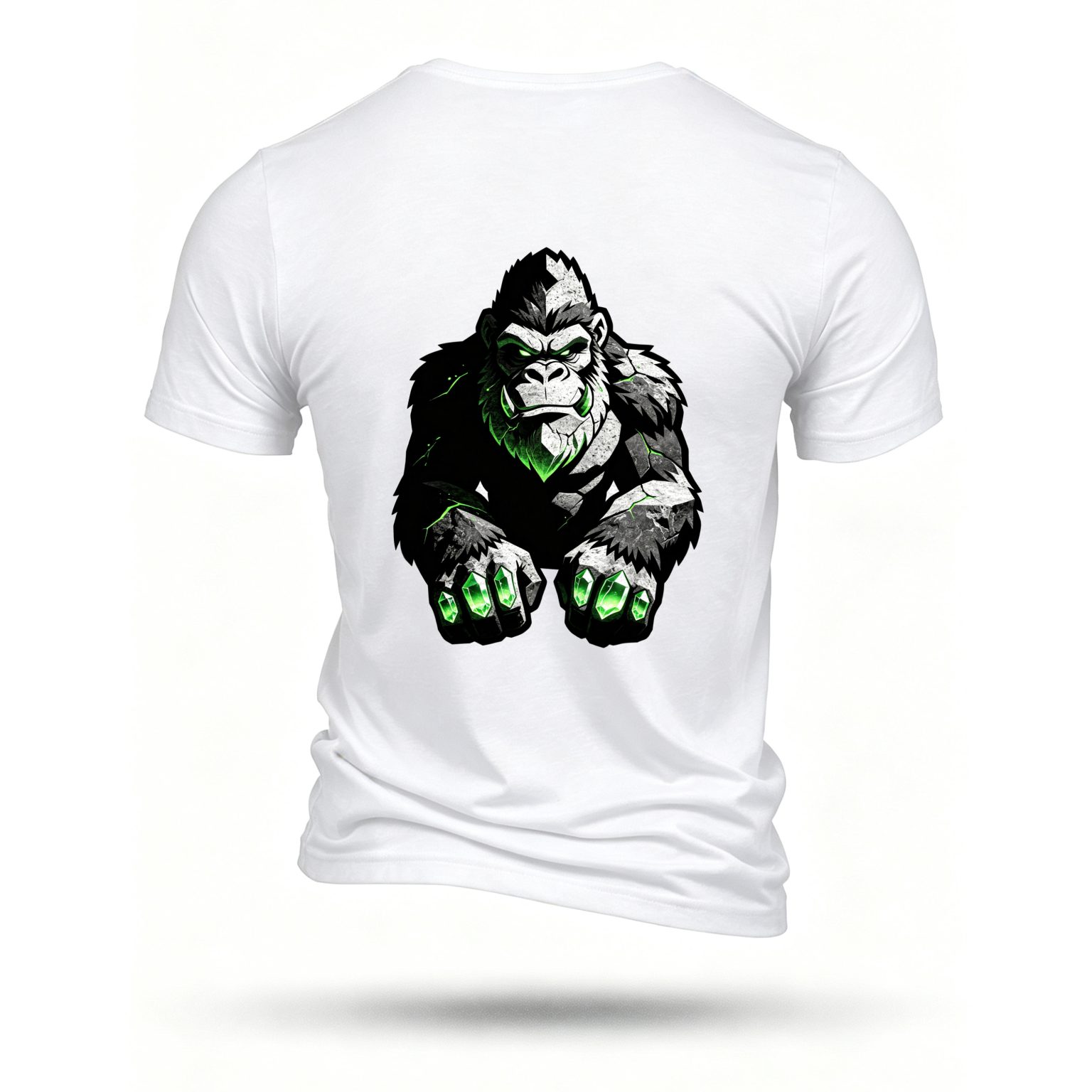 White T-shirt, back print