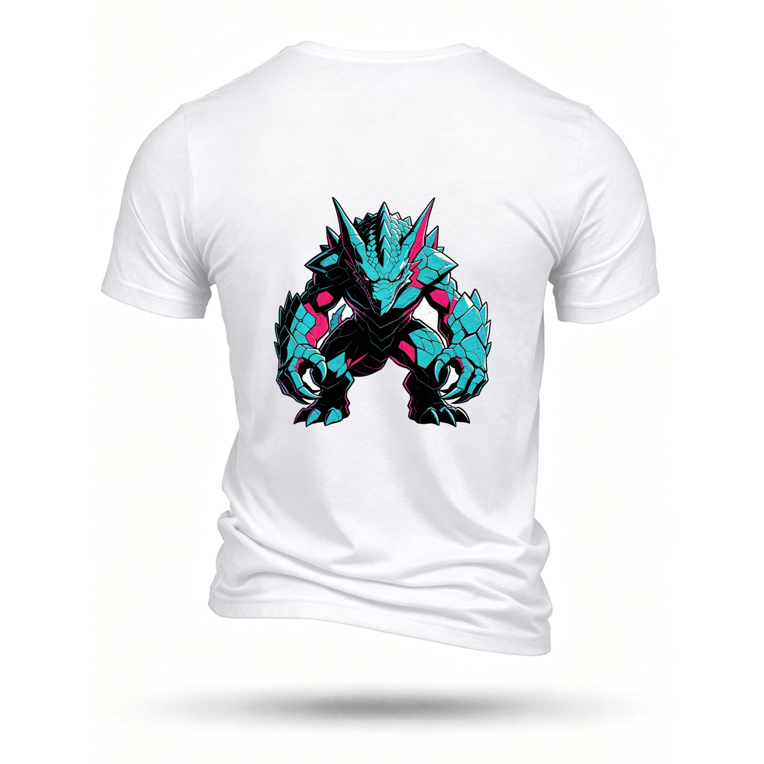 White T-shirt, back print