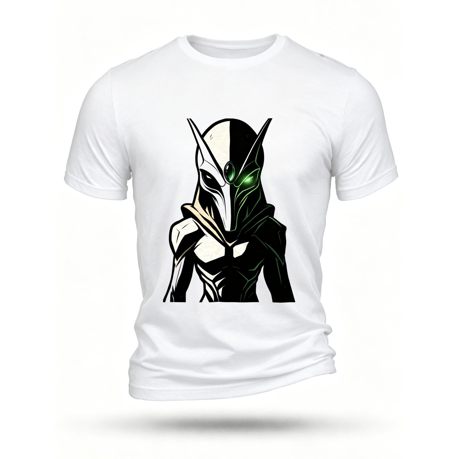 White T-shirt, front print