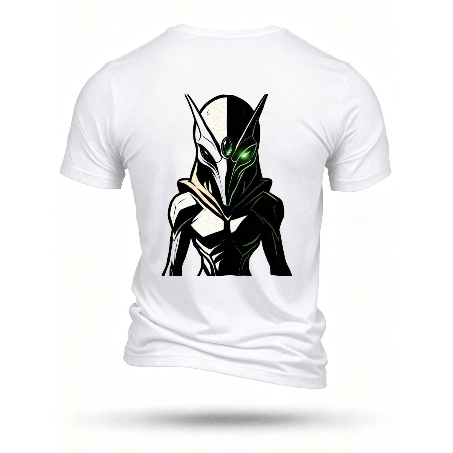 White T-shirt, back print